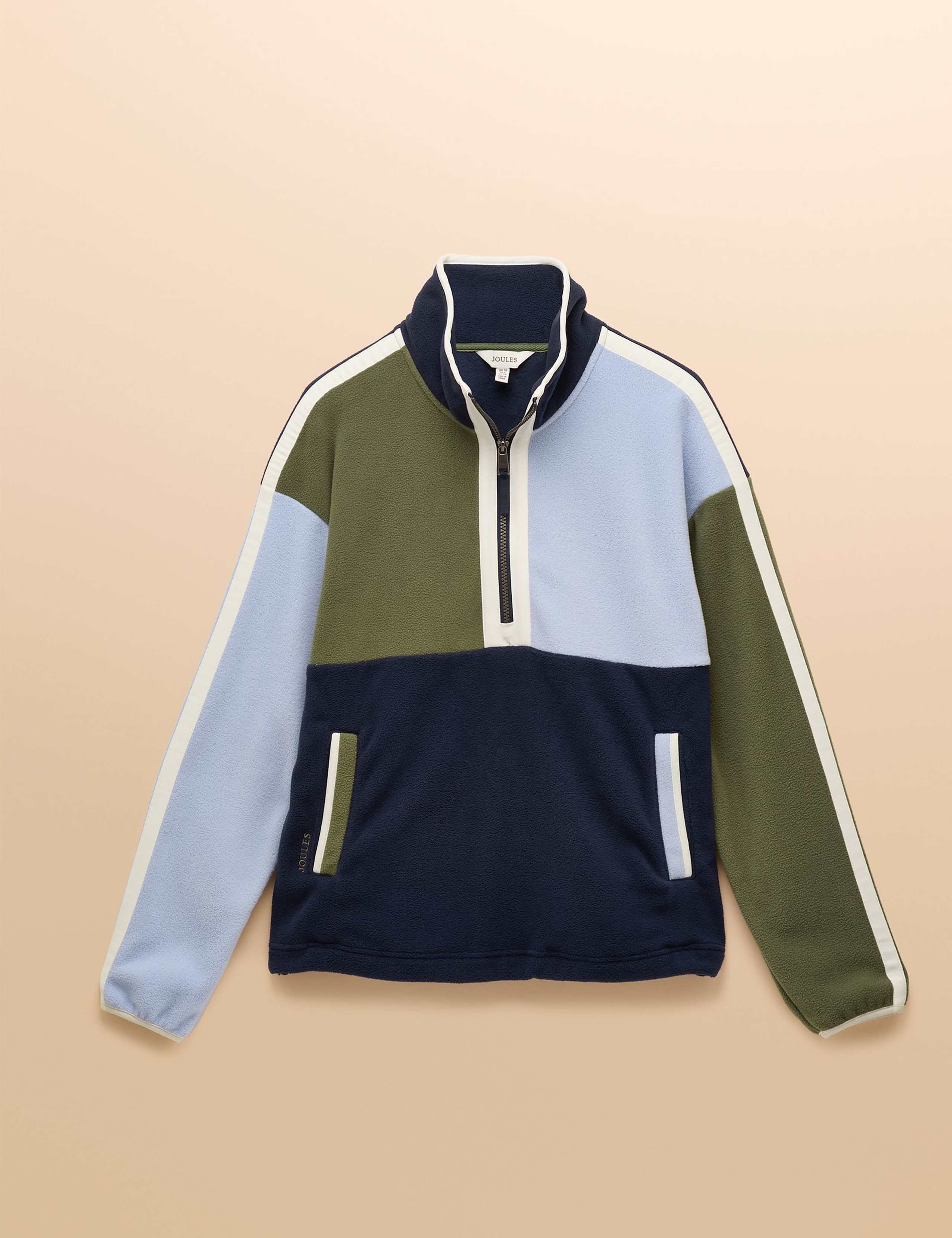 Textured Funnel Neck Half Zip Sweatshirt 2 of 8