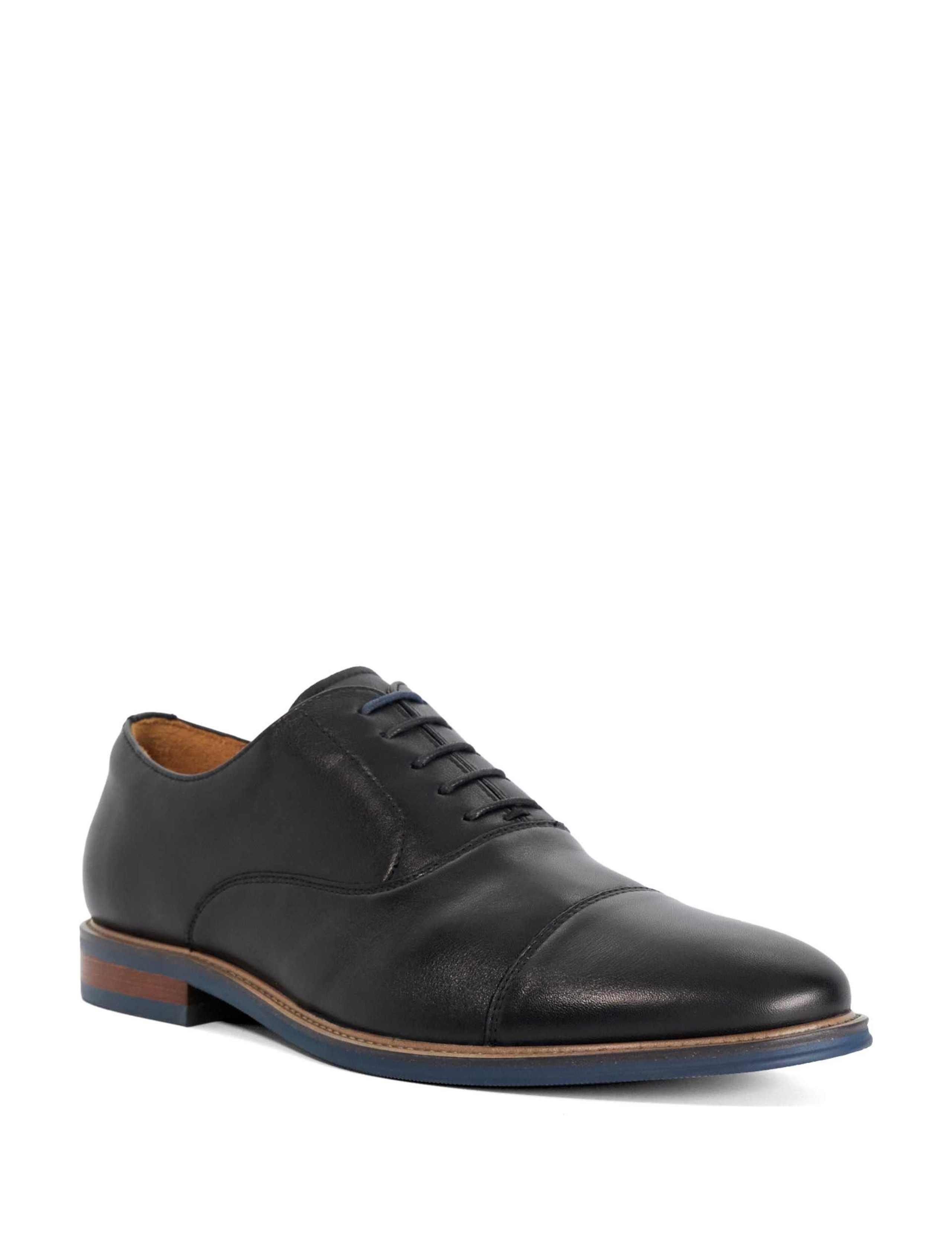 Wide Fit Leather Oxford Shoes 2 of 5