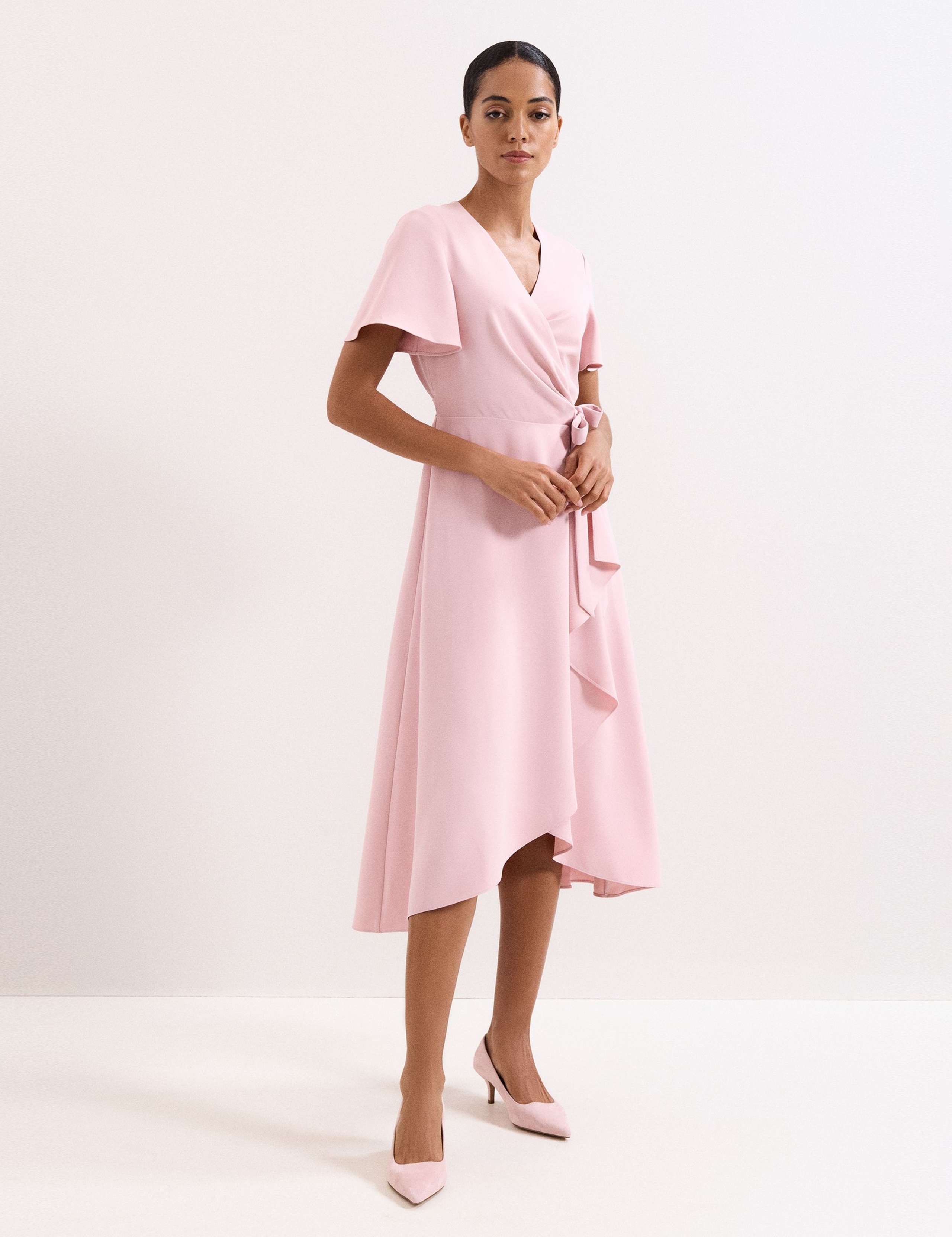 Suede Kitten Heel Pointed Court Shoes 9 of 9