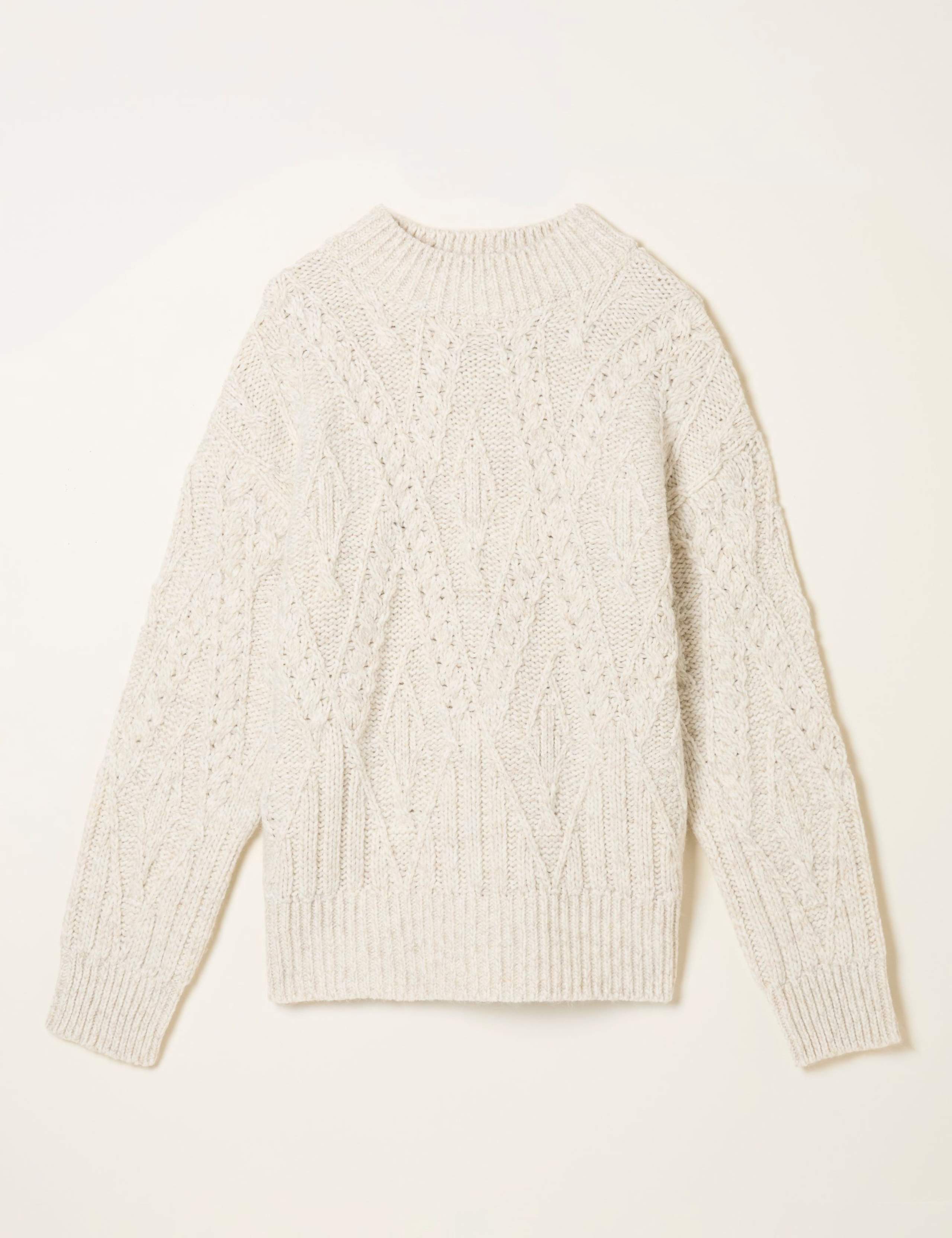 Cable Knit Crew Neck Jumper 2 of 6