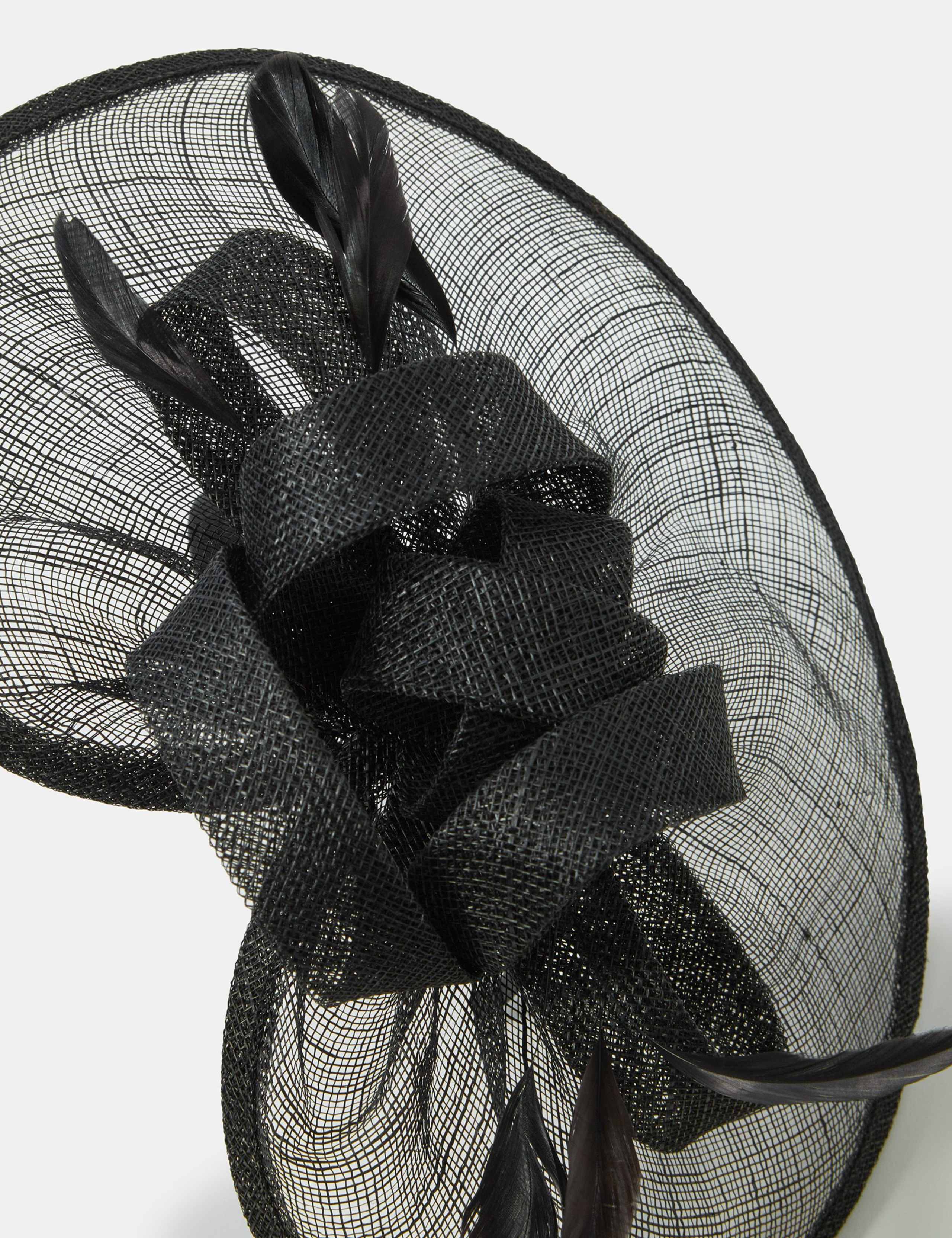 Bow Feather Disc Fascinator 2 of 4