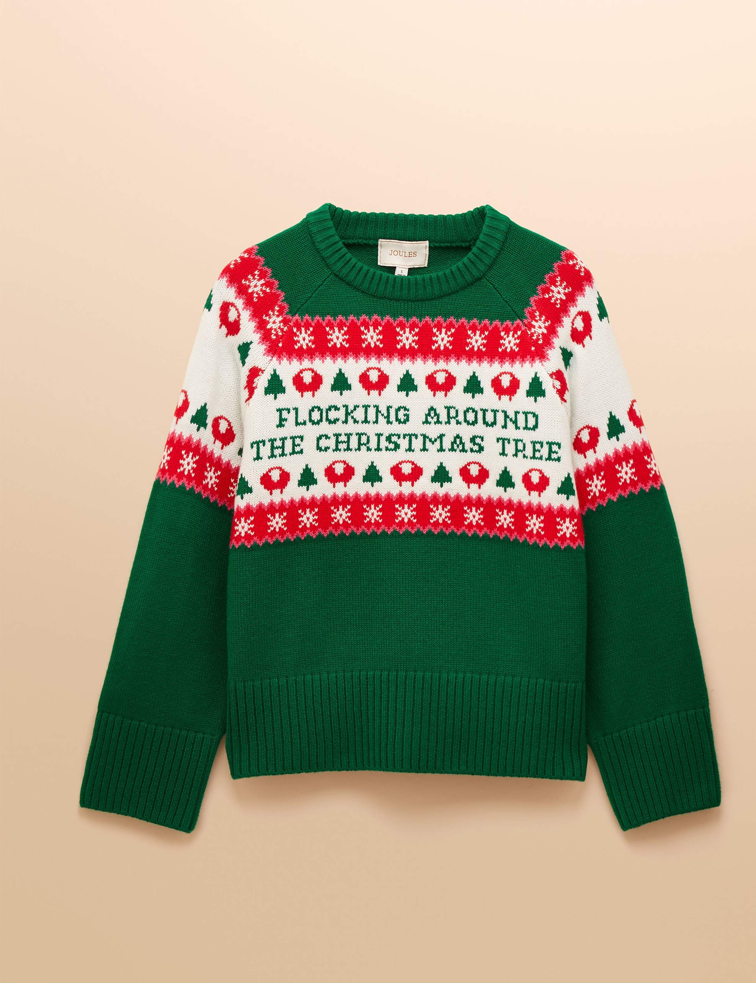 Embroidered Crew Neck Jumper with Wool 2 of 9