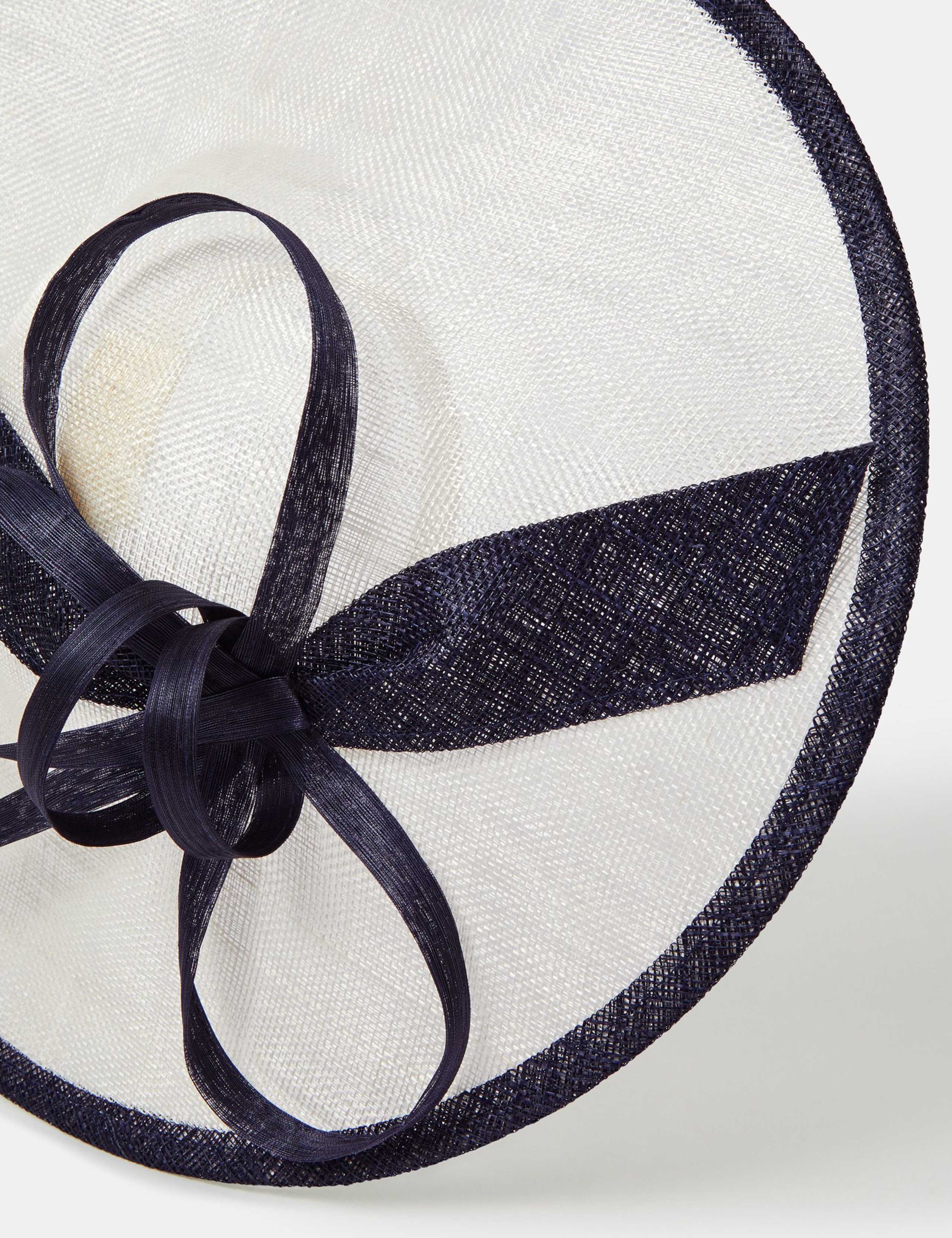 Bow Two-Tone Fascinator 2 of 4