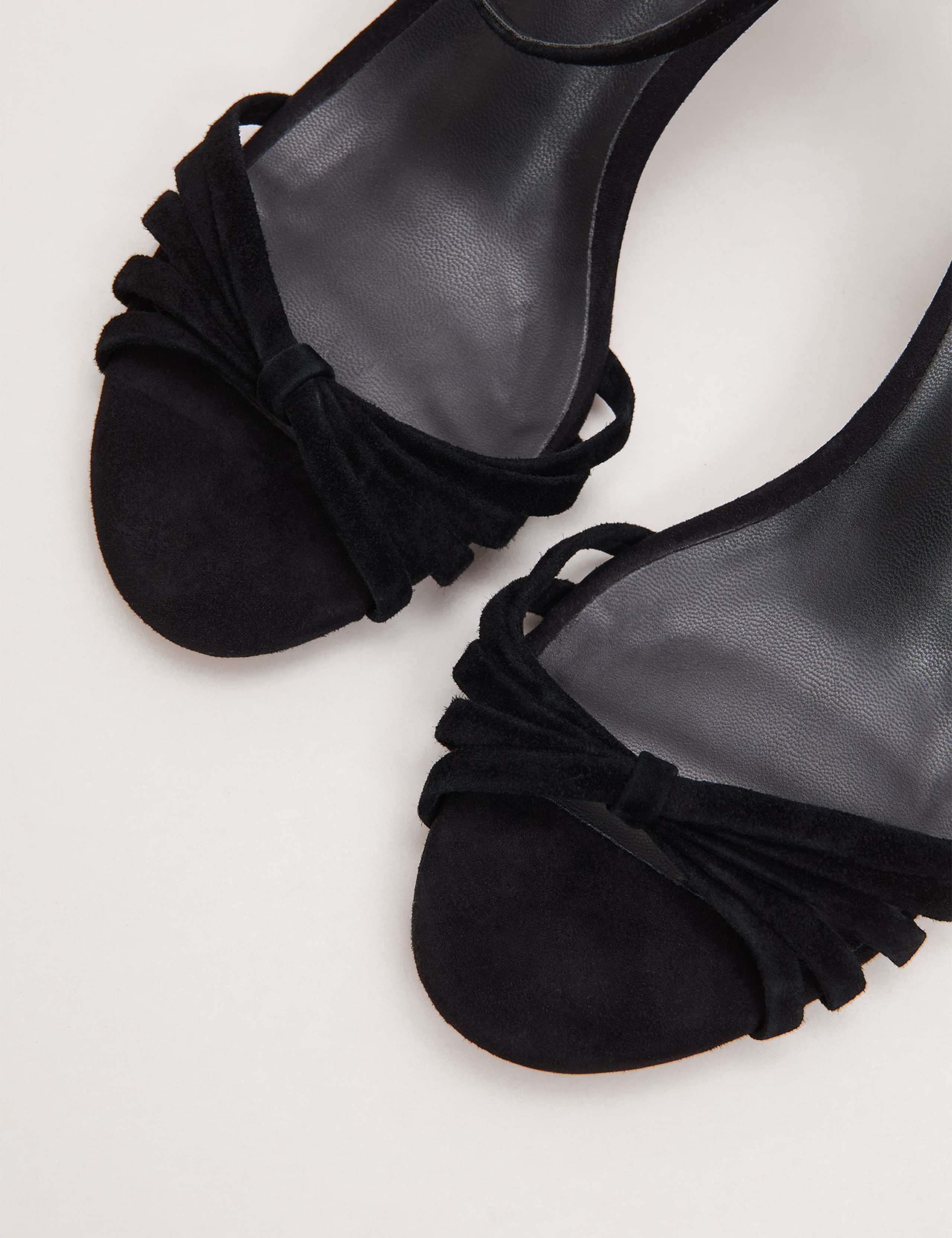 Suede Strappy Kitten Heel Sandals 3 of 6