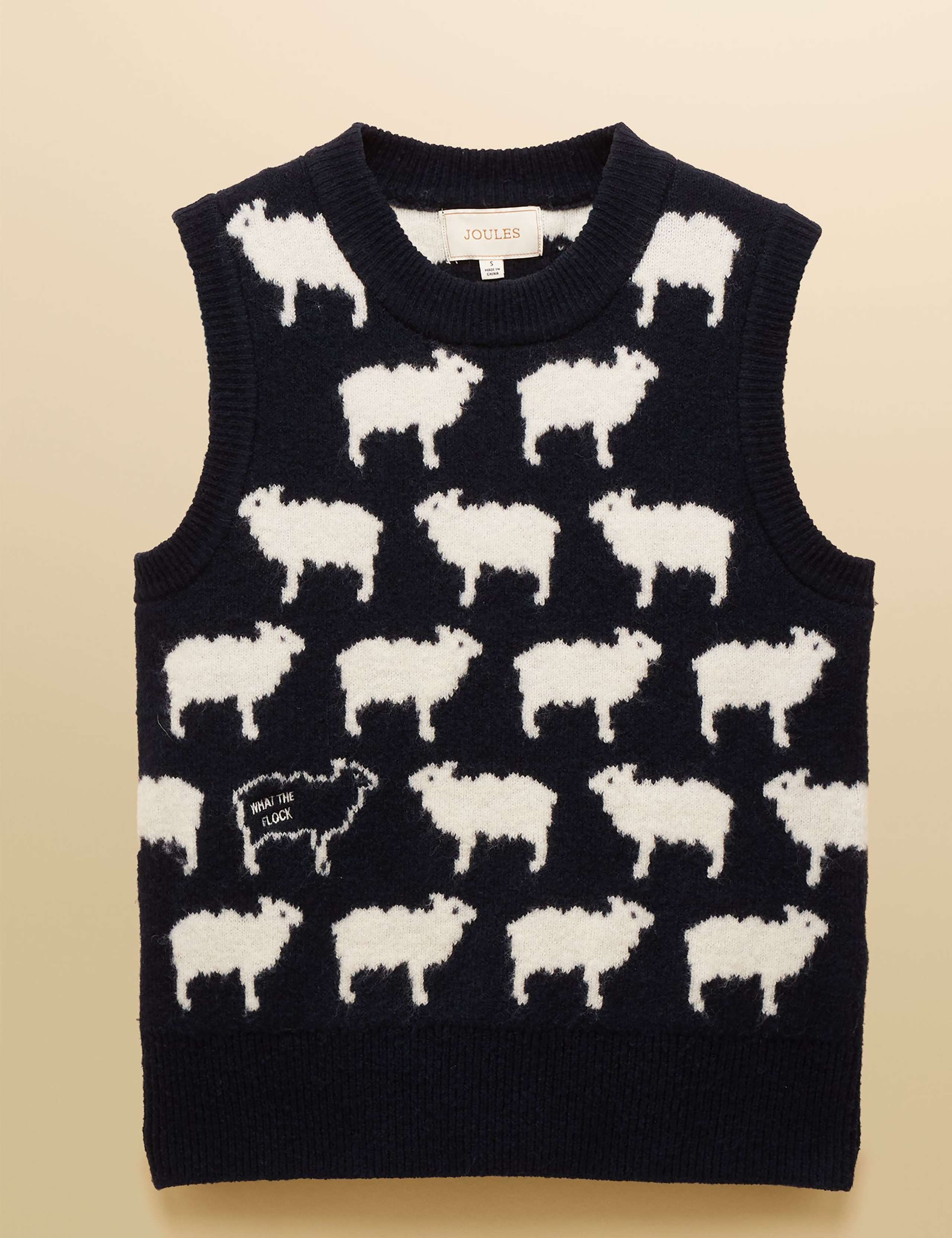 Knitted Sheep Vest 2 of 7