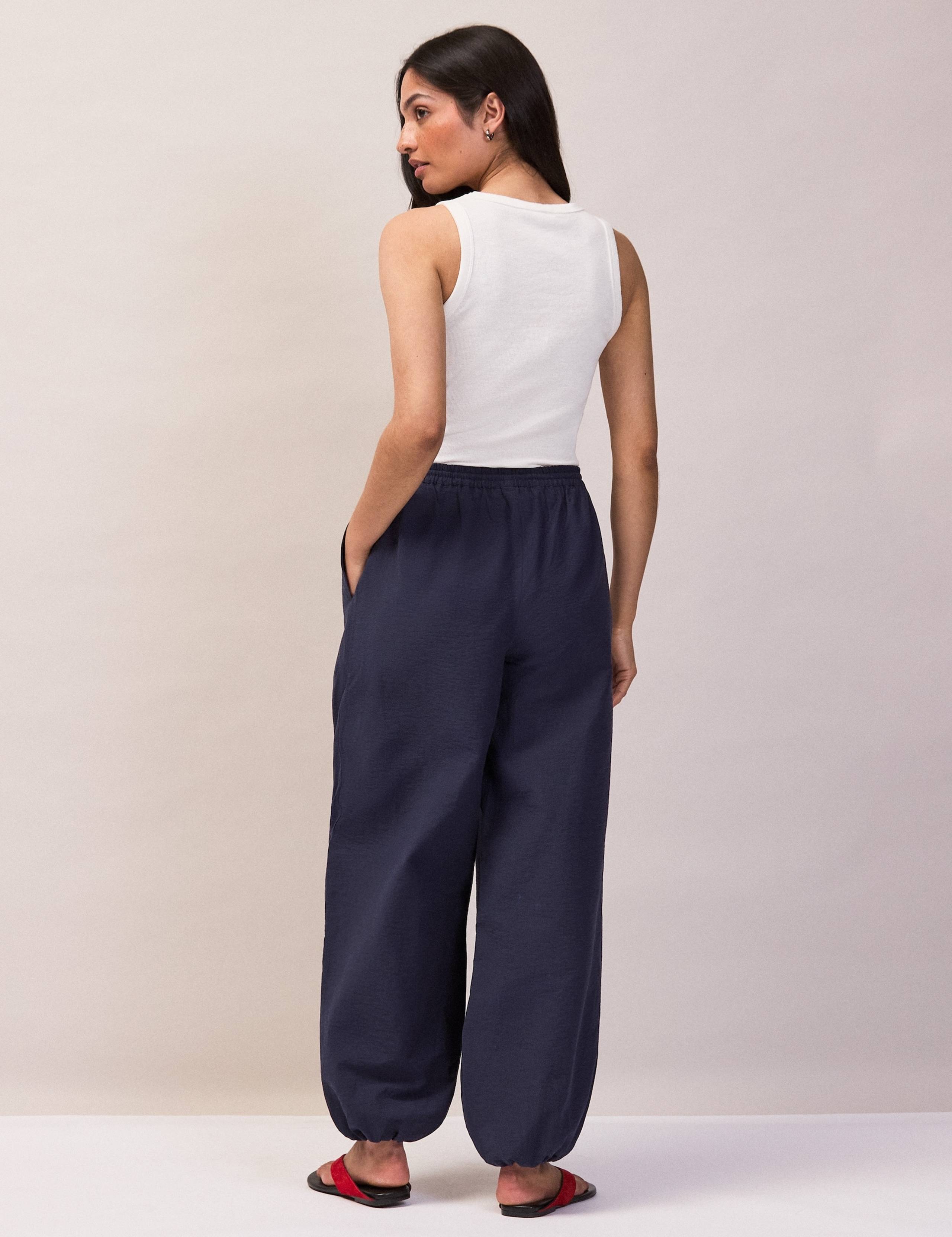 Cotton Rich Drawstring Parachute Trousers 6 of 6