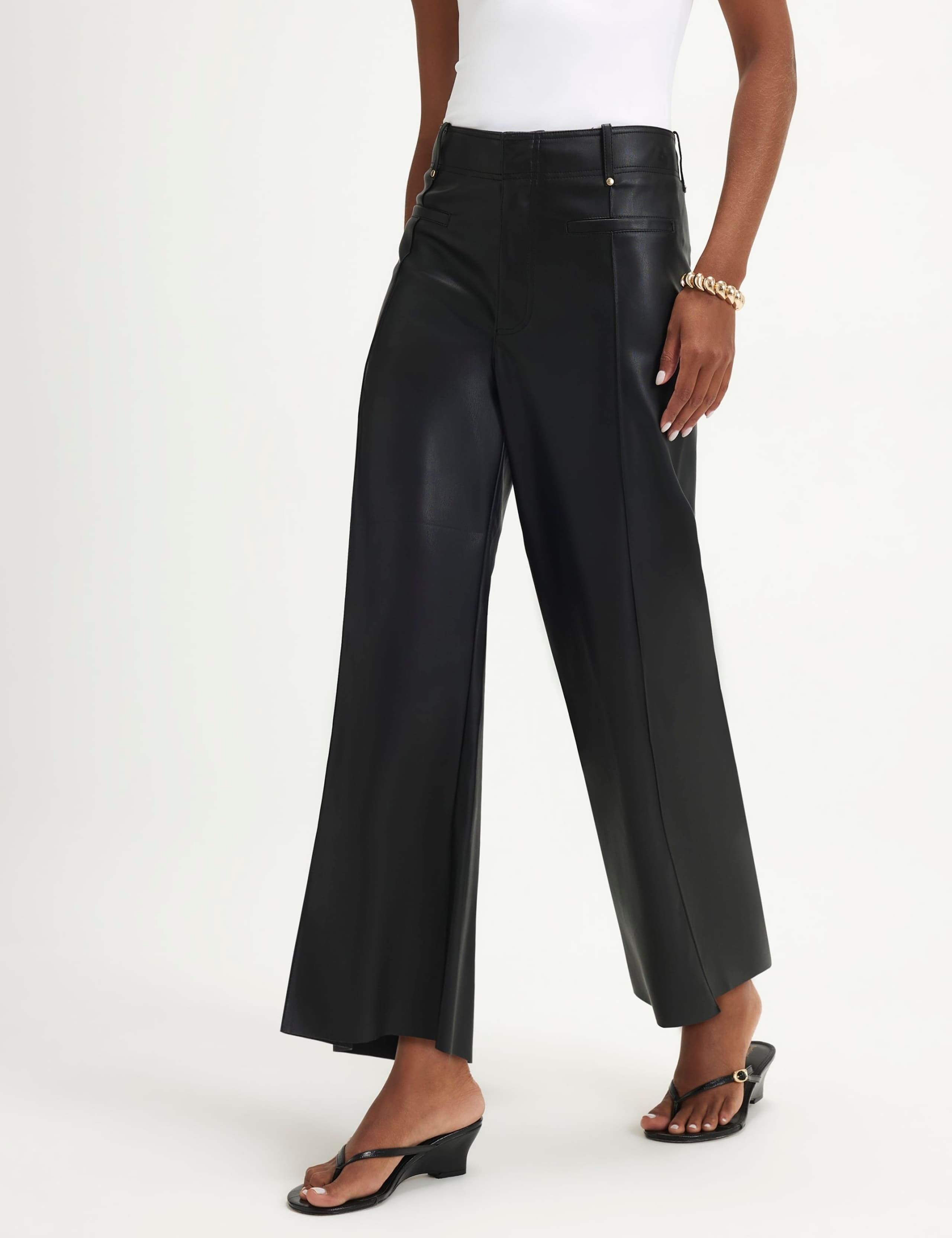Seam Detail Cropped Trousers 4 of 5