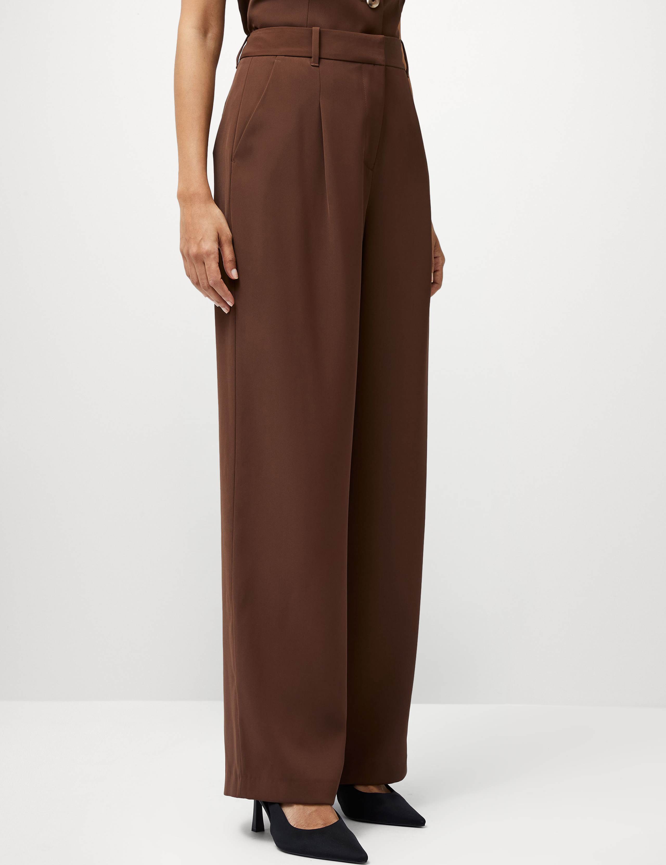 Pleat Front Straight Leg Trousers 3 of 4