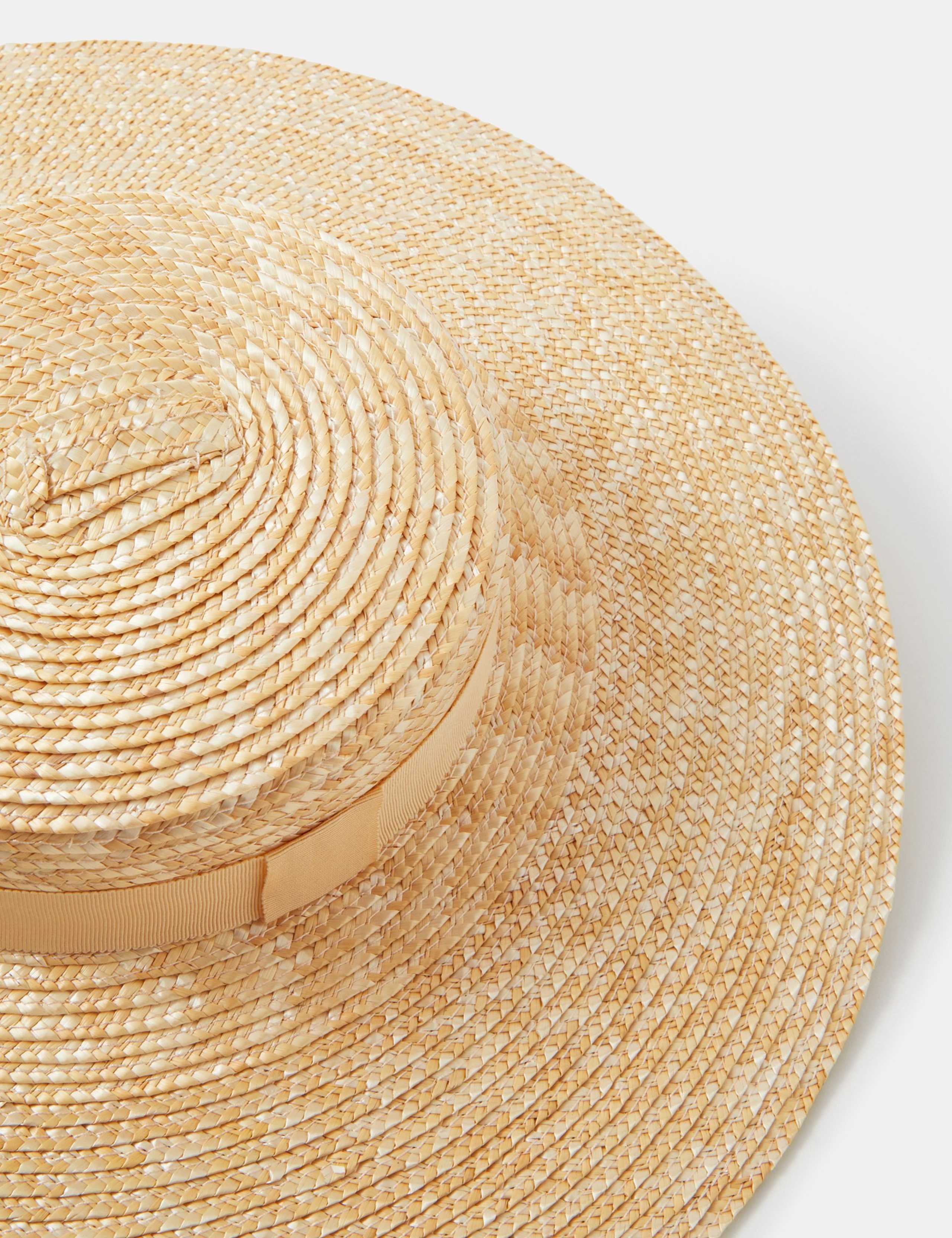 Straw Boater Hat 2 of 3