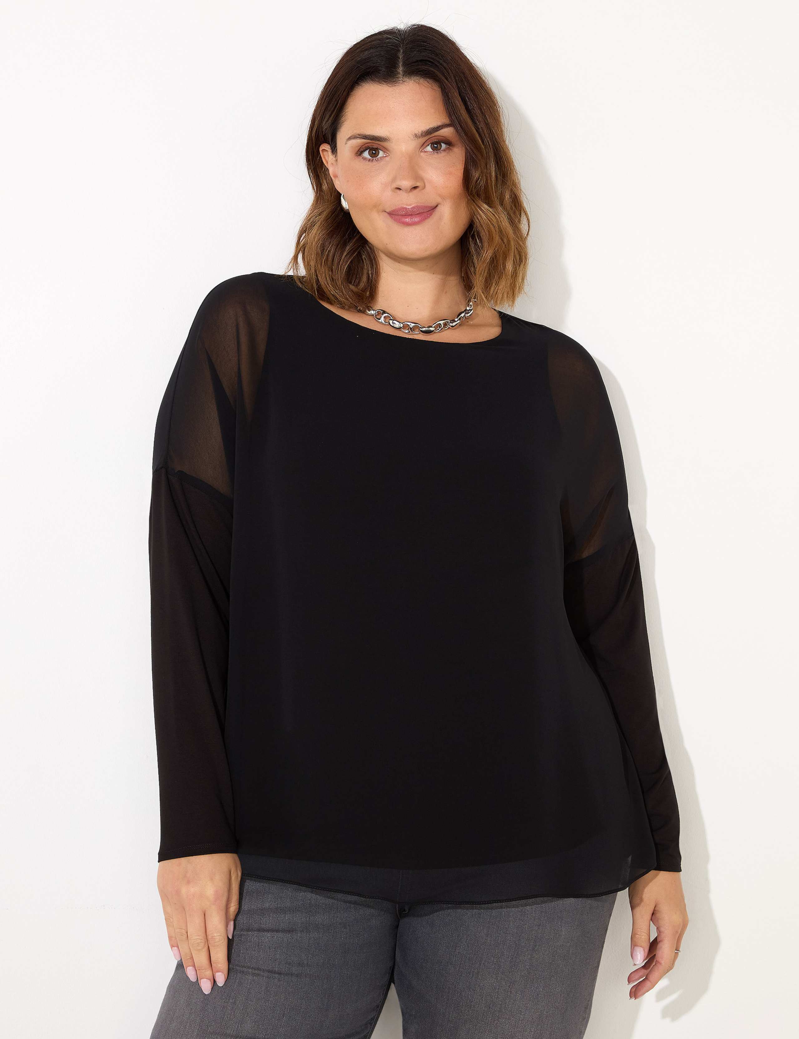 Chiffon Overlay Top 2 of 4