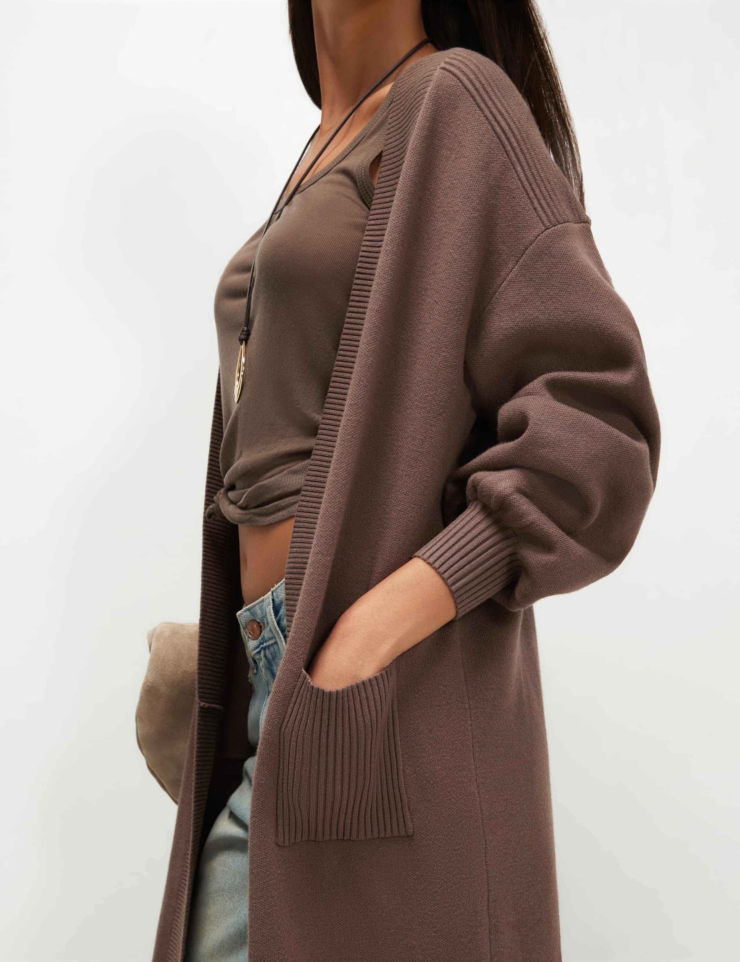 Ribbed Longline Cardigan 5 of 6