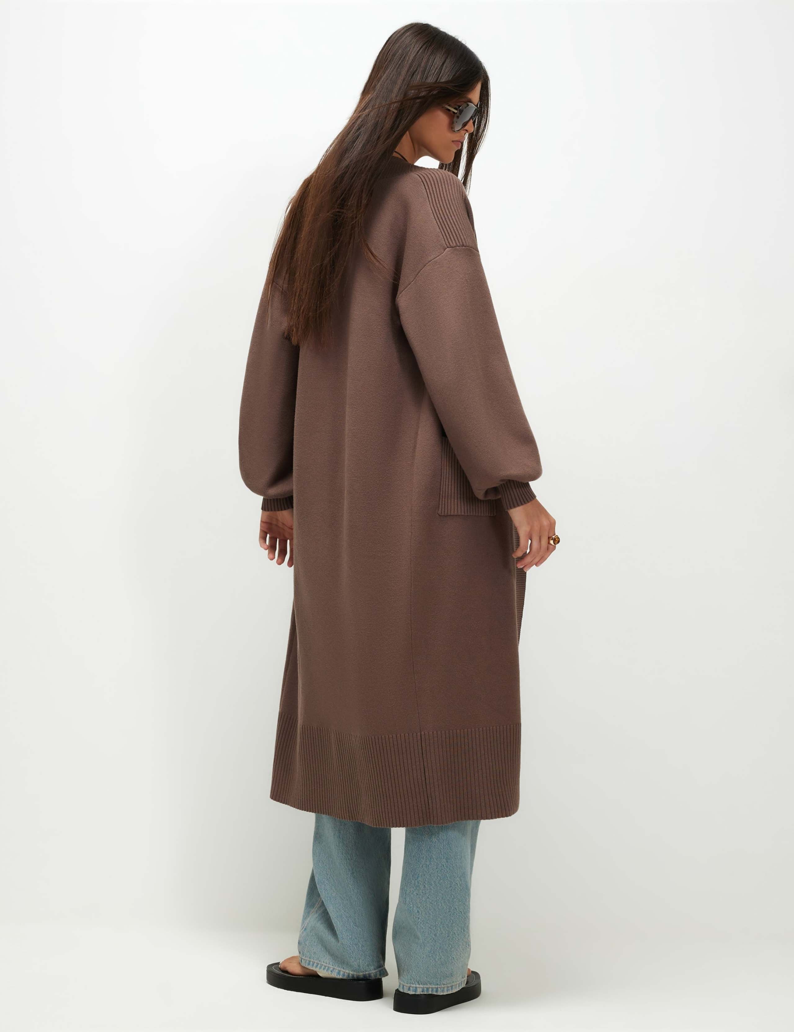 Ribbed Longline Cardigan 6 of 6