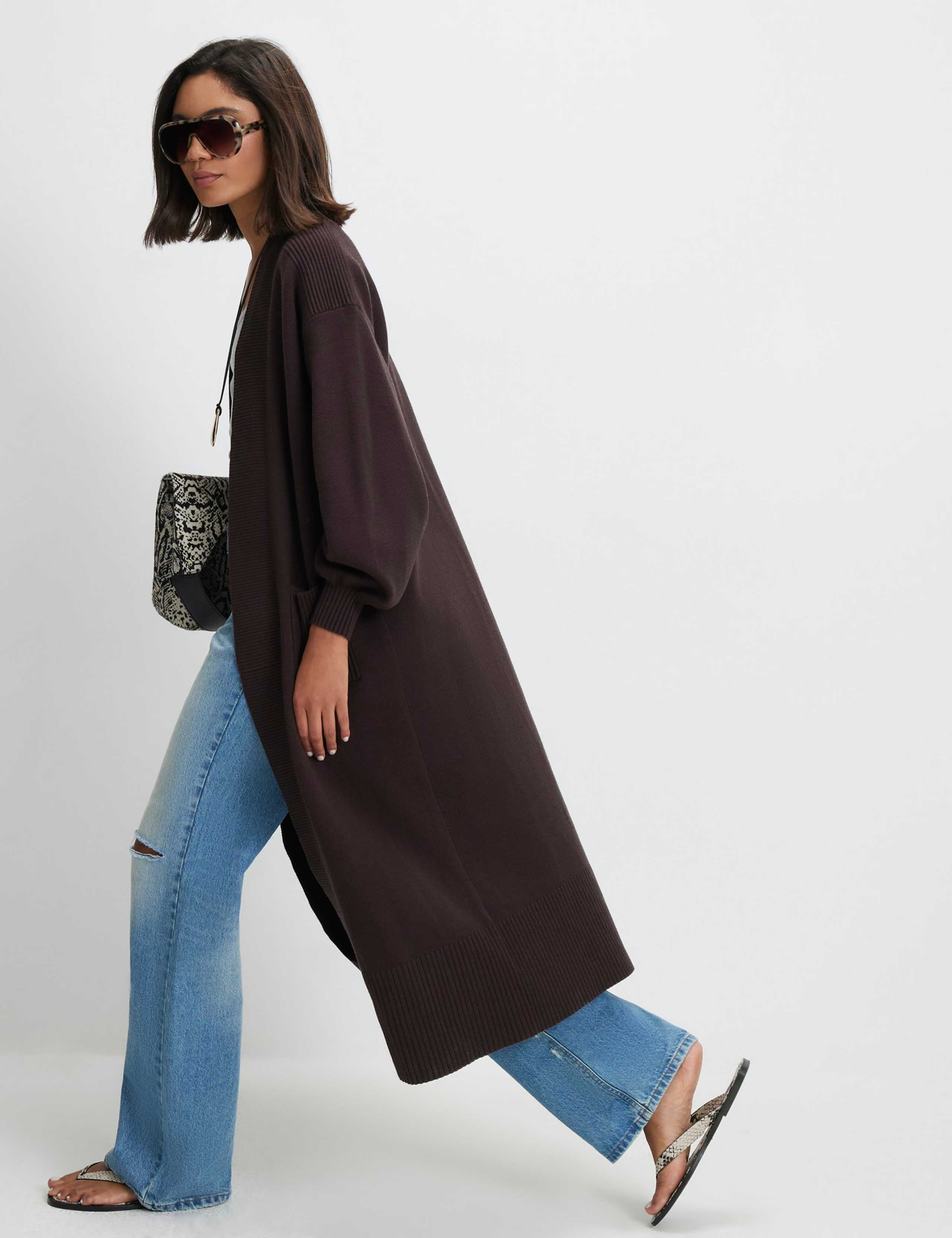 Ribbed Longline Cardigan 3 of 3