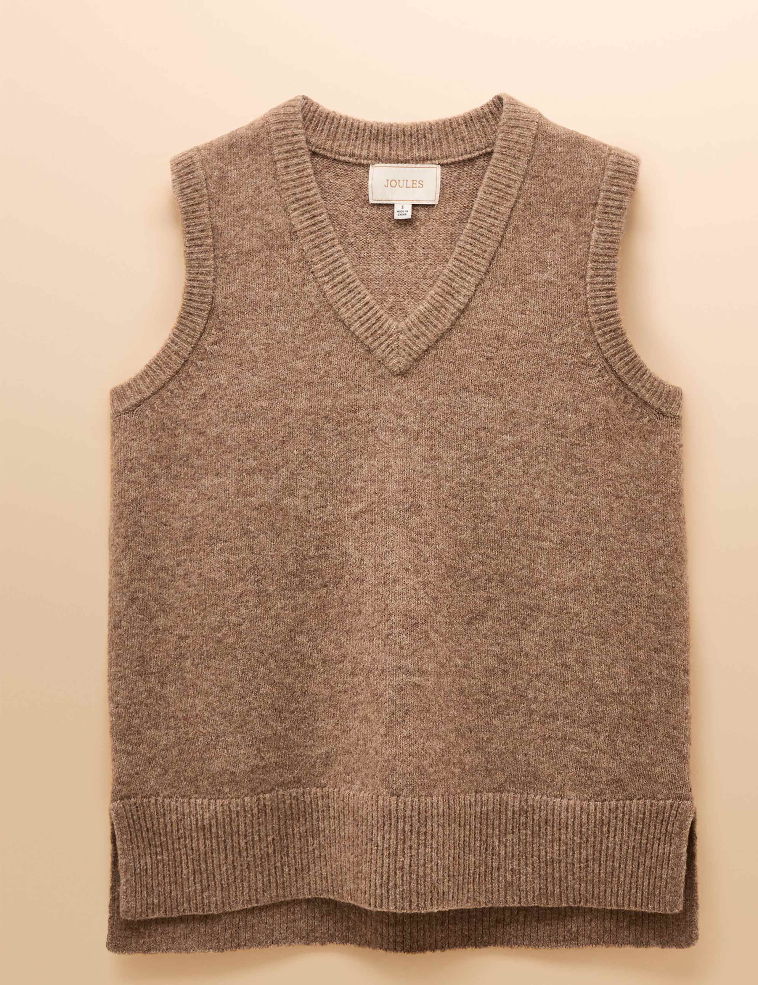 V-Neck Knitted Vest 2 of 7