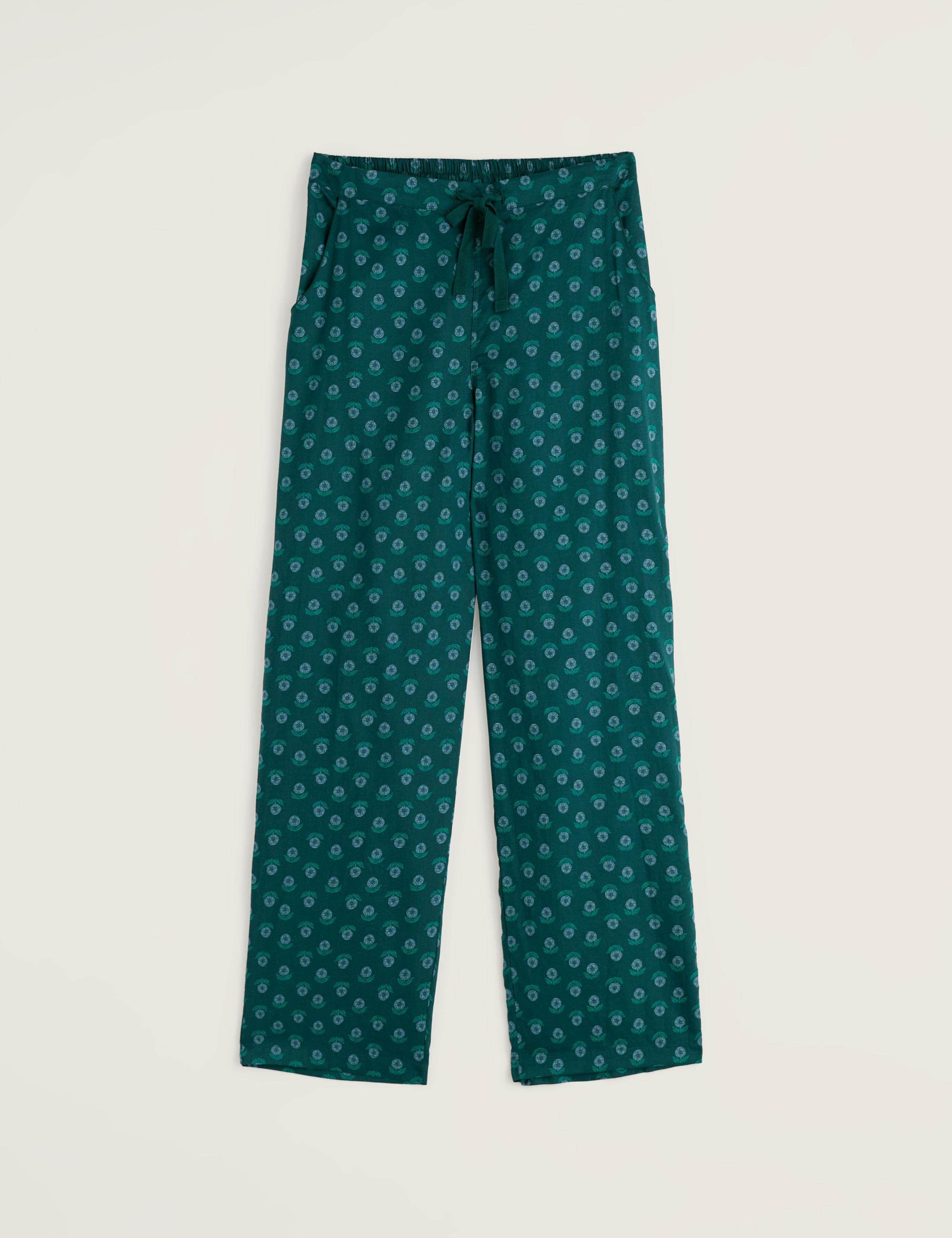 Pure Cotton Floral Pyjama Set 6 of 7