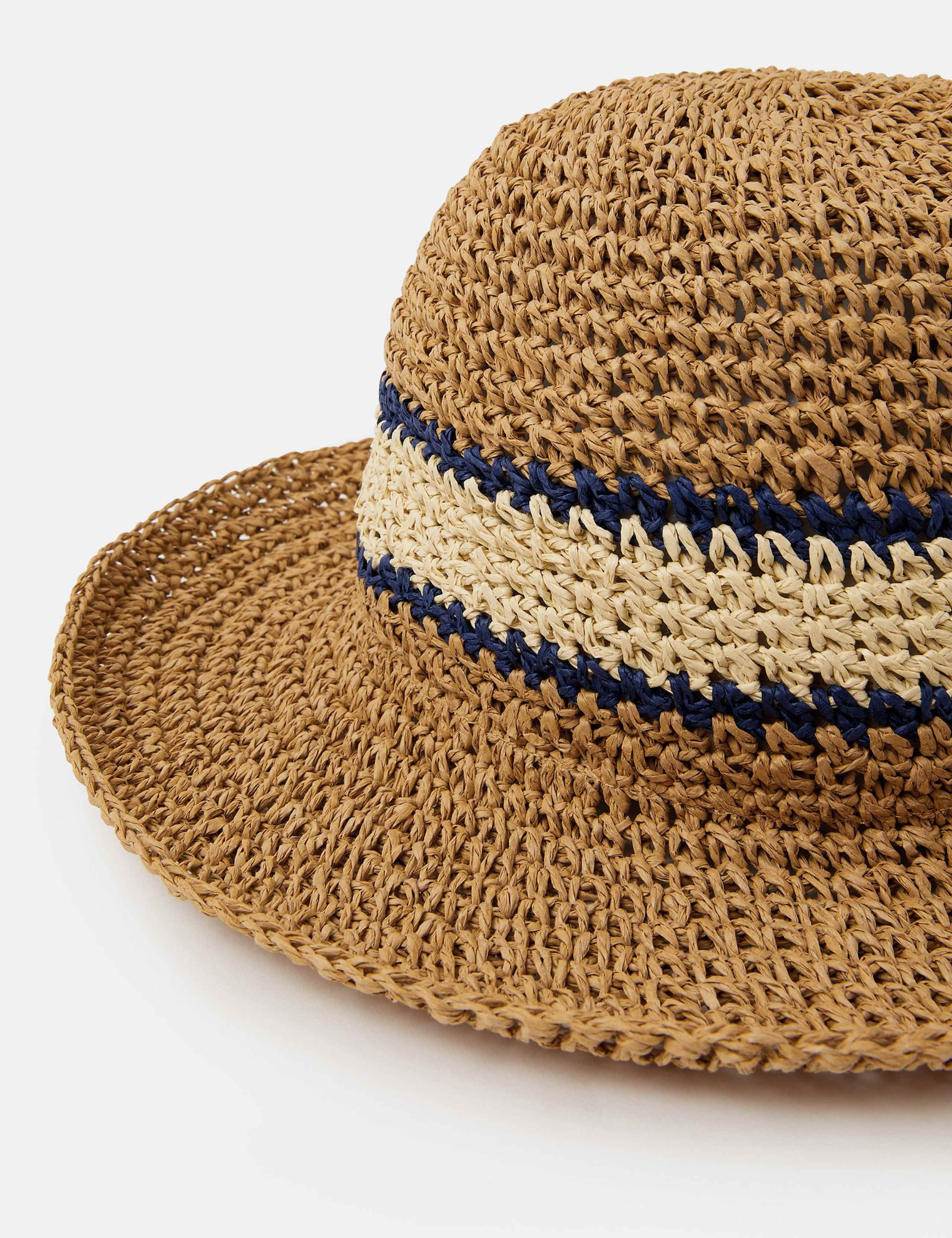 Woven Varsity Stripe Bucket Hat 2 of 2