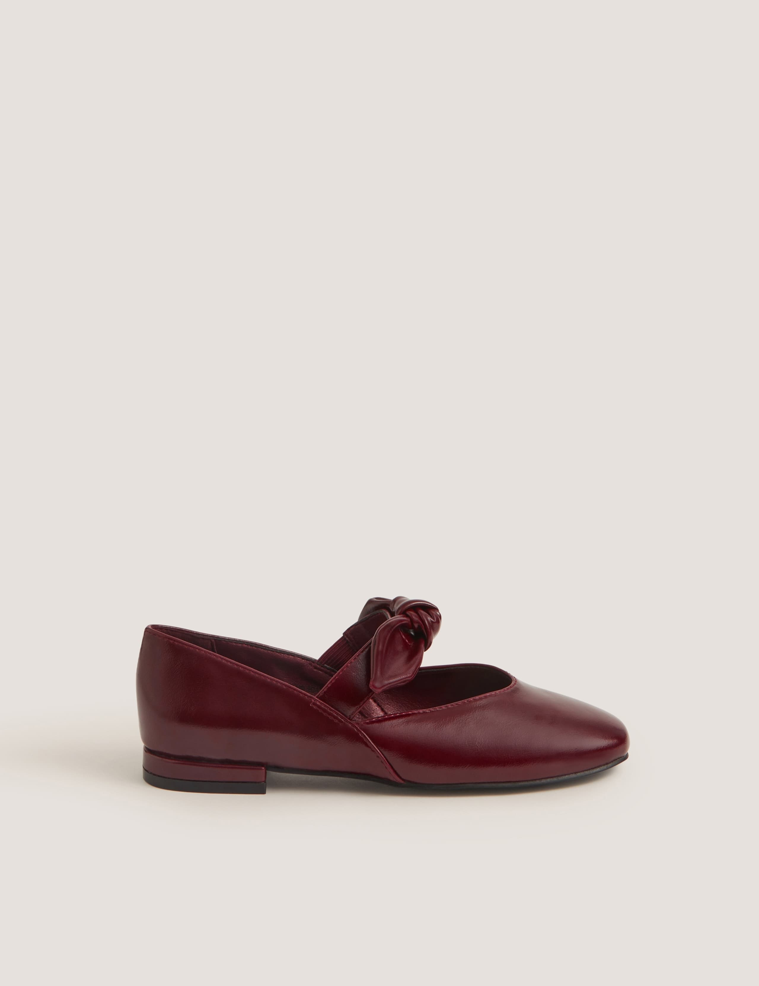 Patent Bow Flat Mary Jane Ballet Pumps 1 of 3