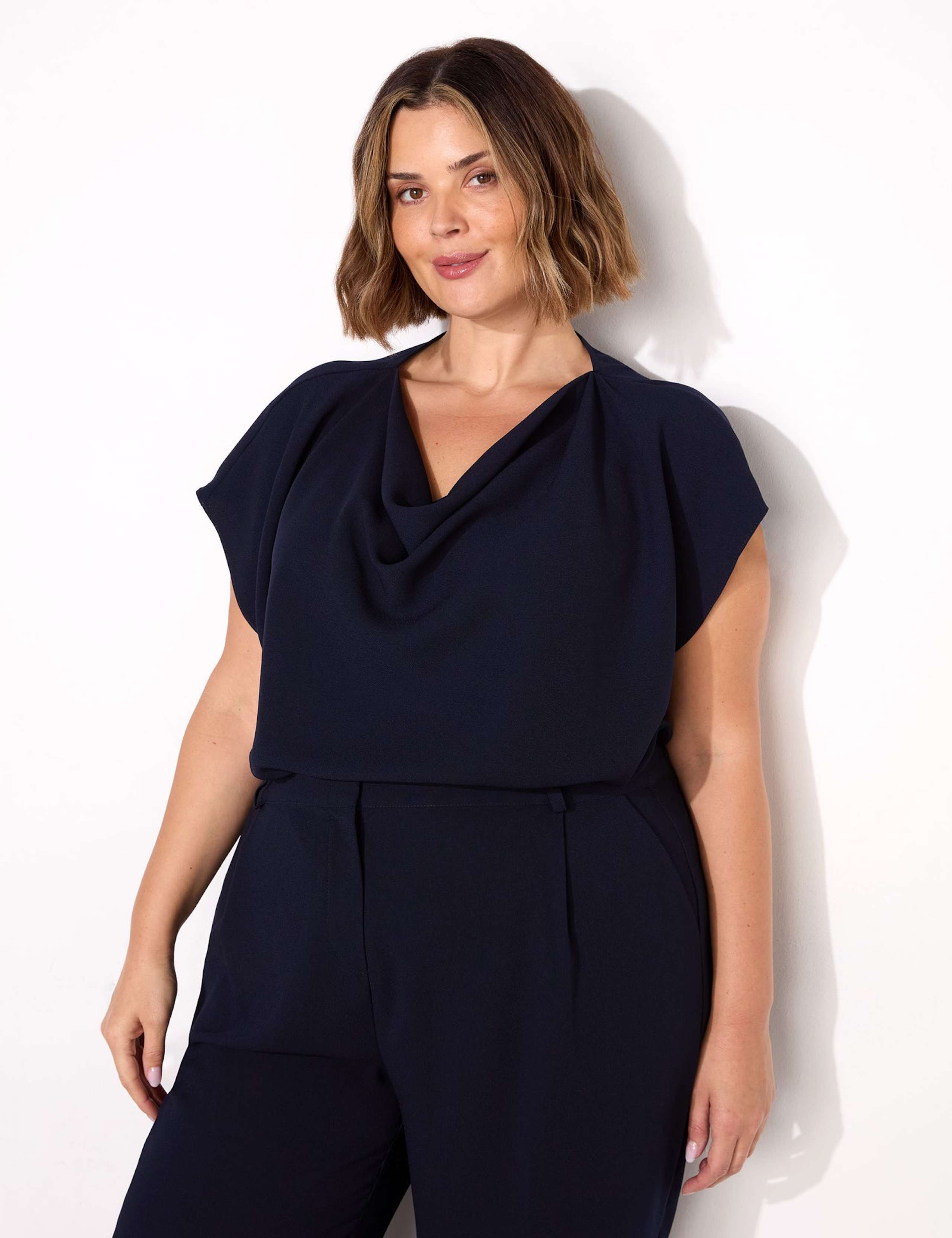 Pure Cotton Cowl Neck Top 4 of 5