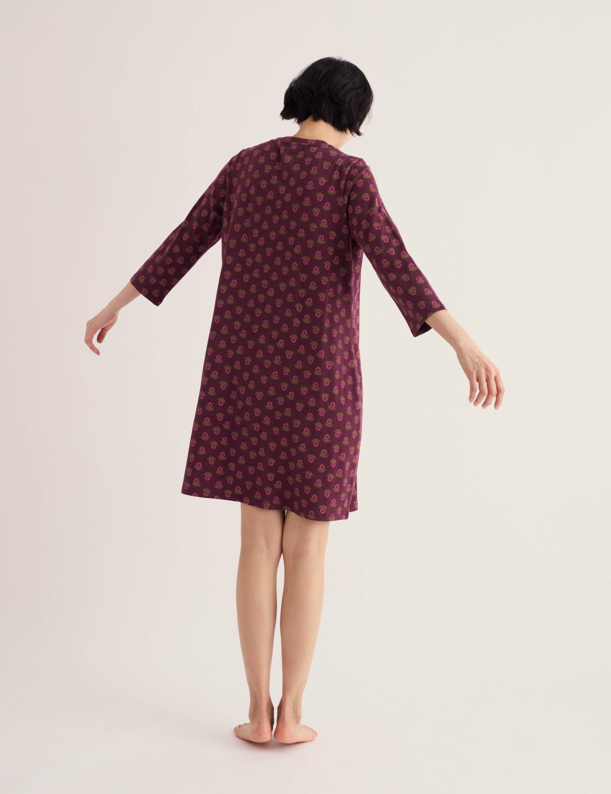 Cotton Rich Printed Nightdress 3 of 5