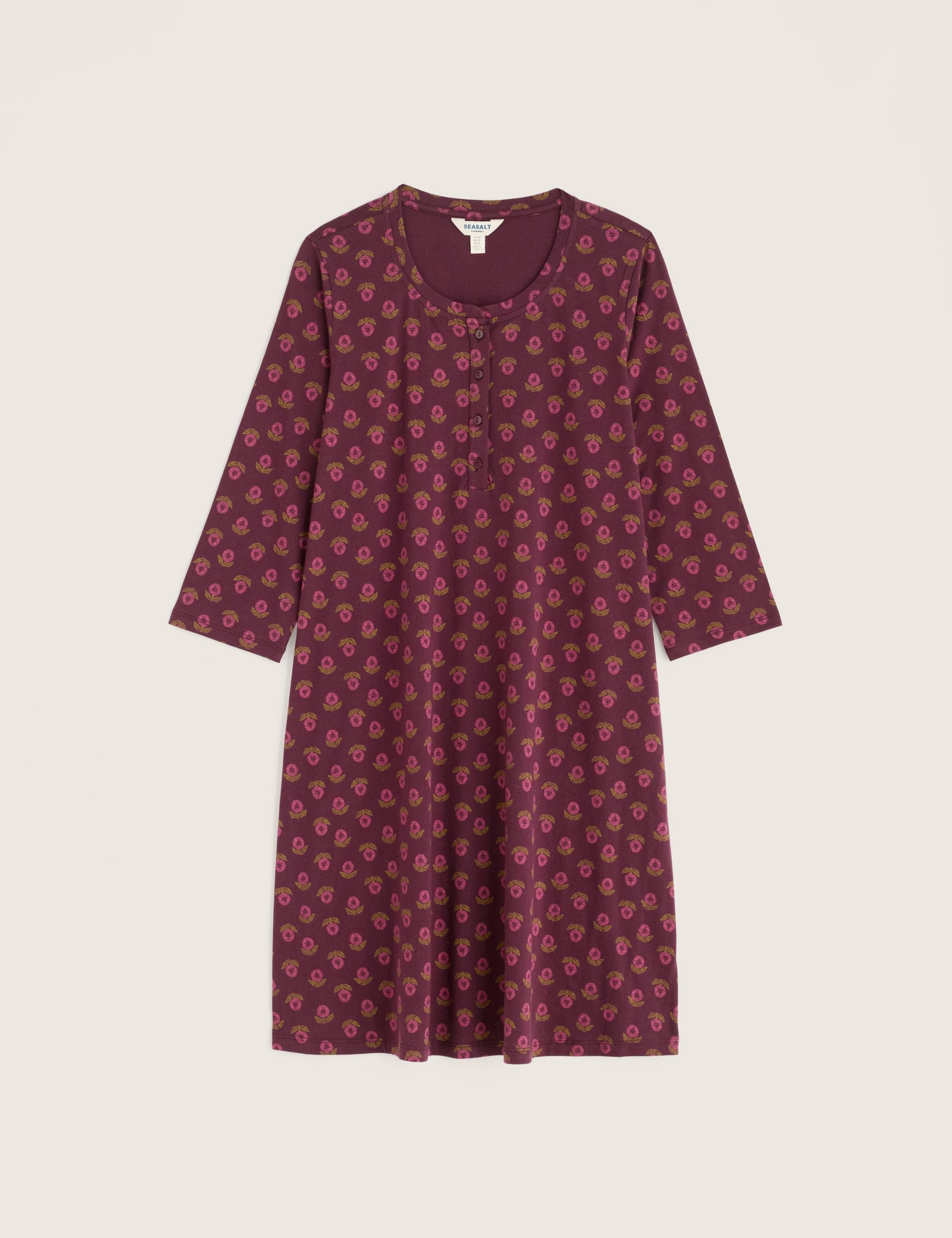 Cotton Rich Printed Nightdress 2 of 5
