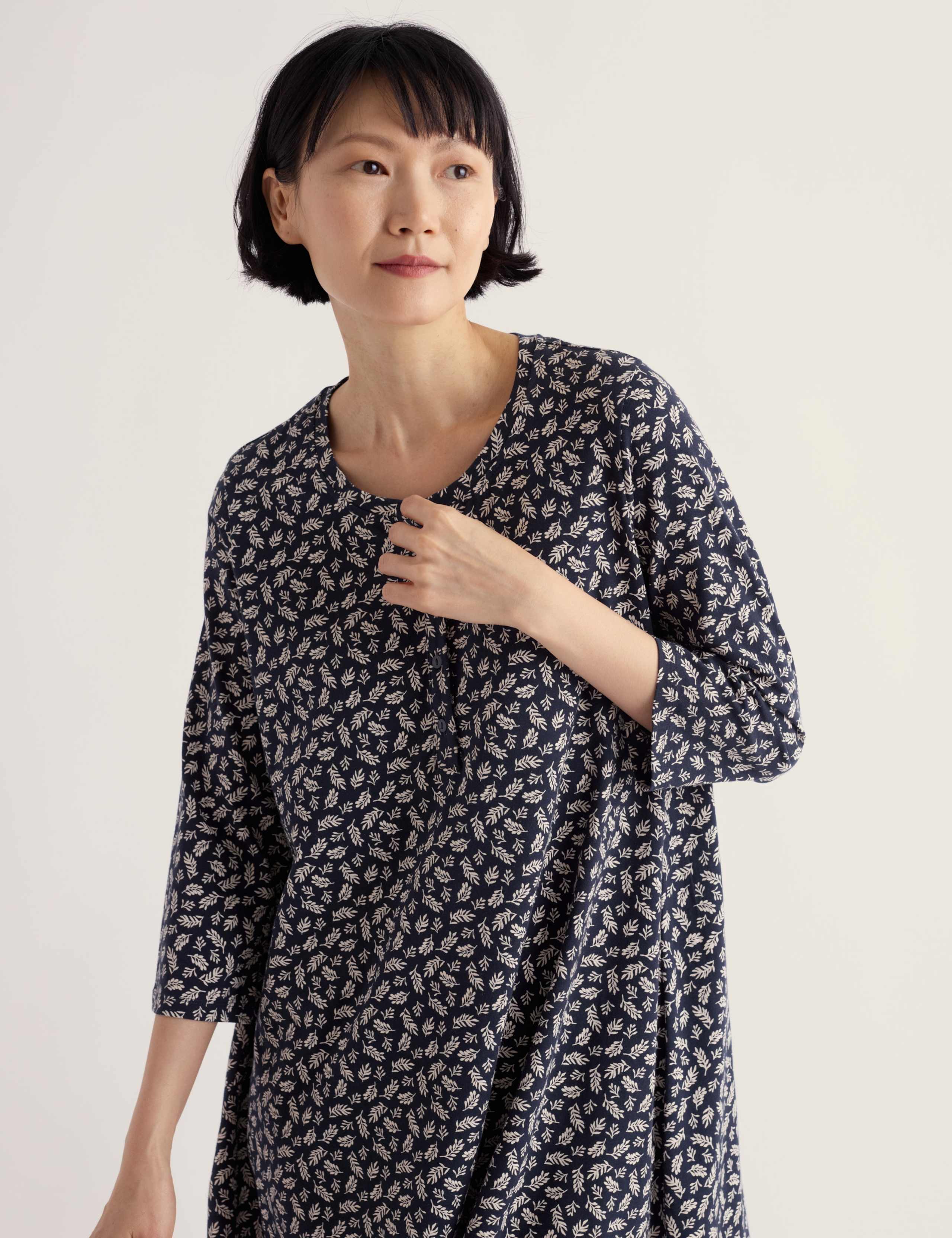 Cotton Rich Printed Nightdress 4 of 5