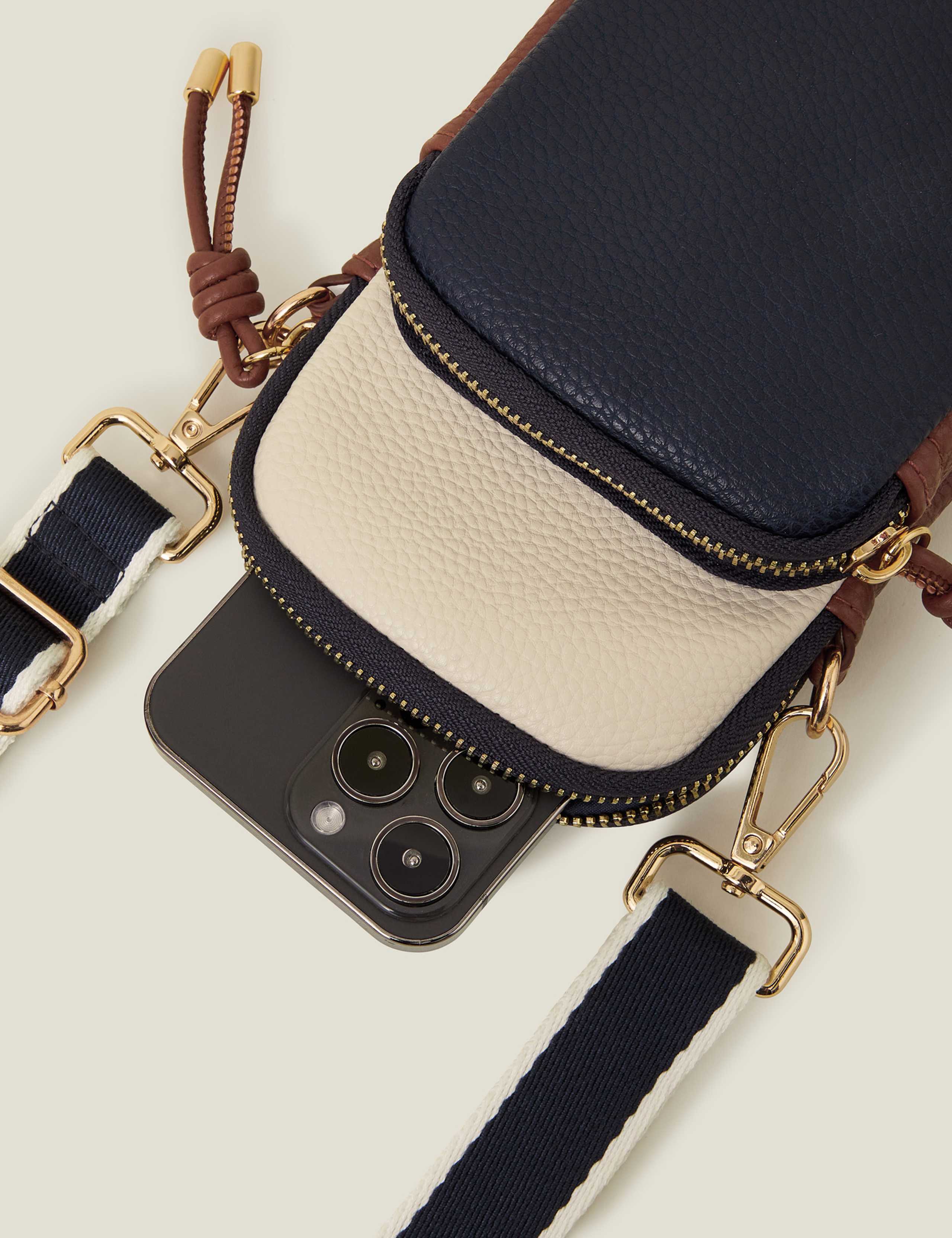 Faux Leather Cross Body Phone Bag 4 of 5