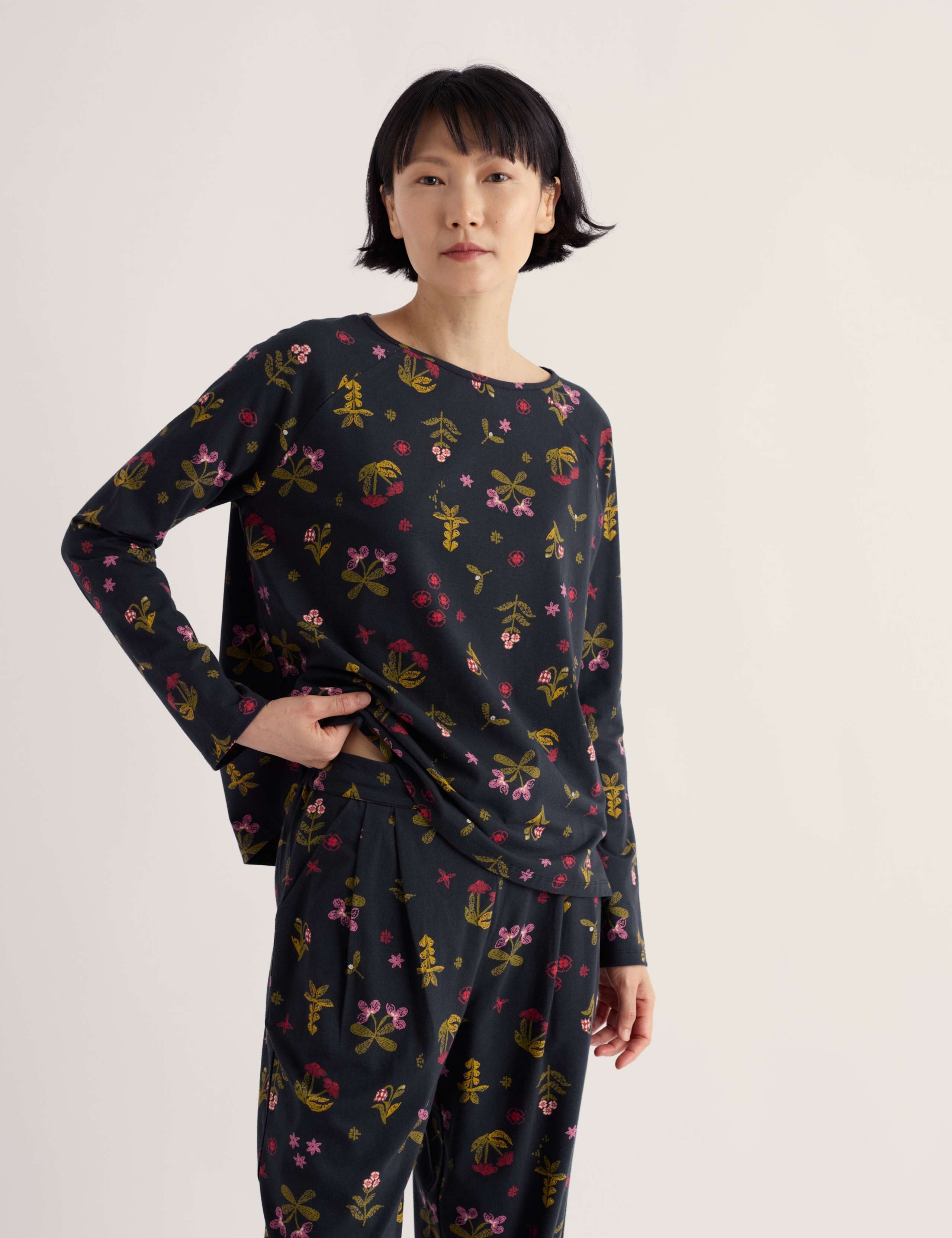 Cotton Rich Printed Pyjama Set 4 of 8