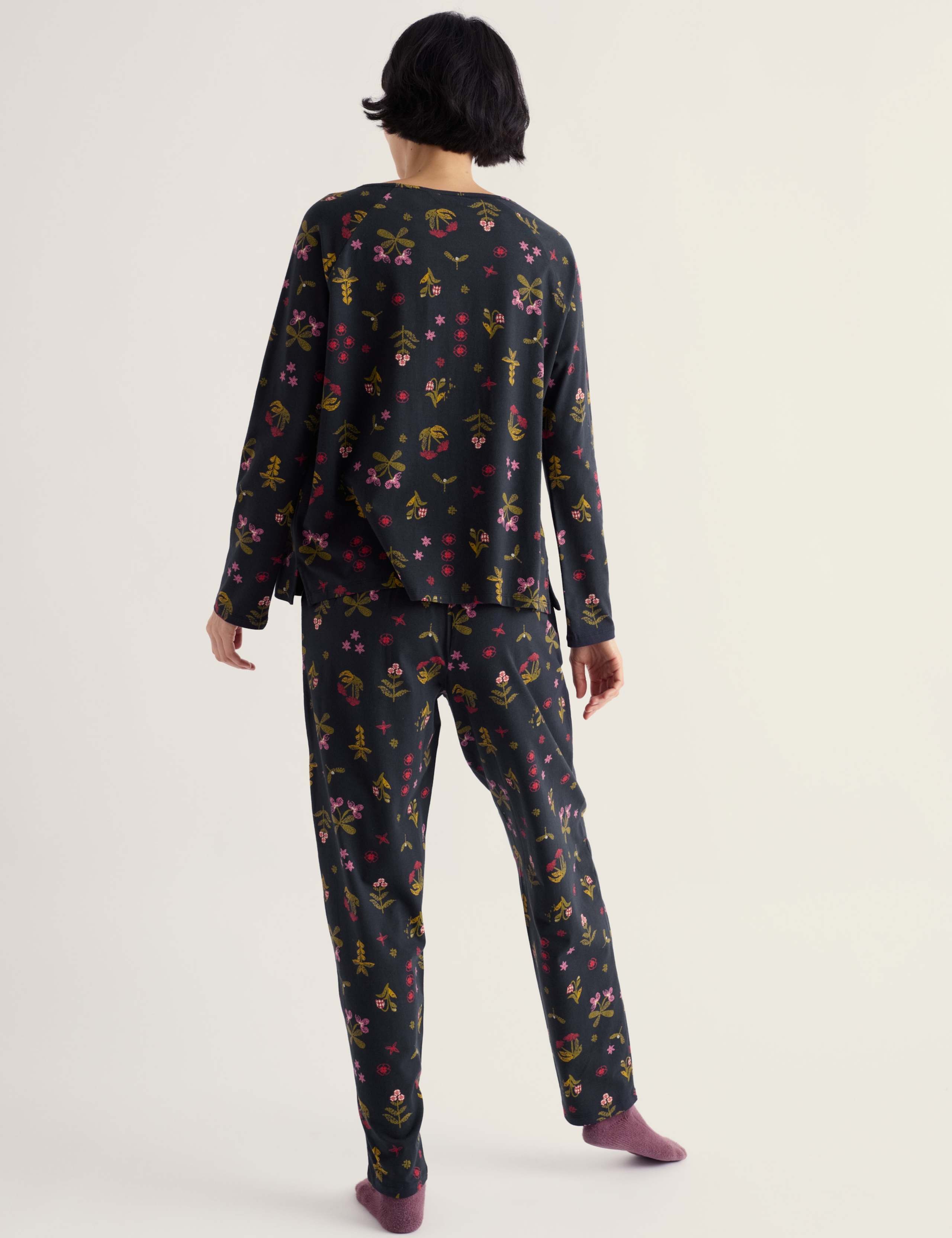 Cotton Rich Printed Pyjama Set 5 of 8