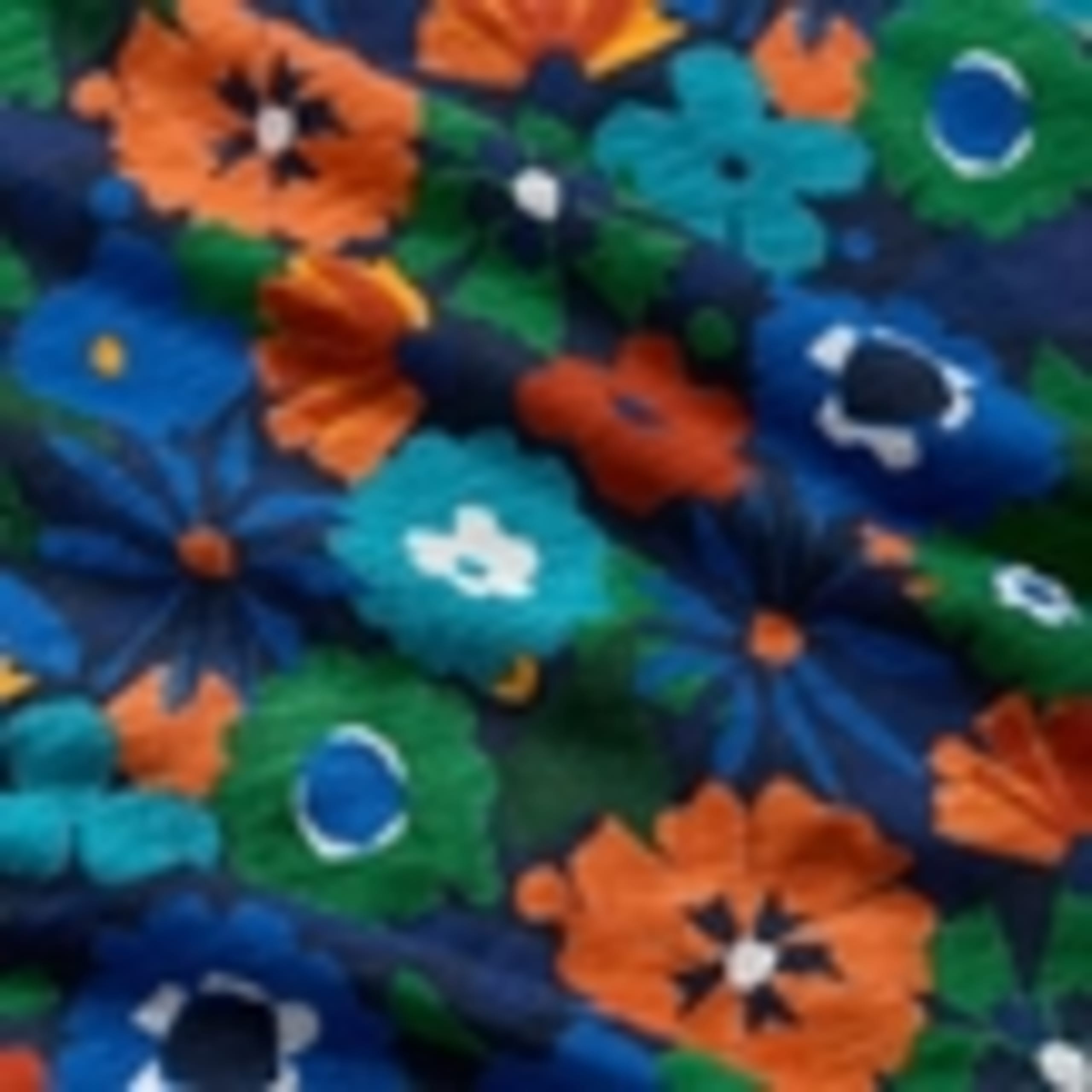 Pure Cotton Floral V-Neck Midaxi Waisted Dress 5 of 6