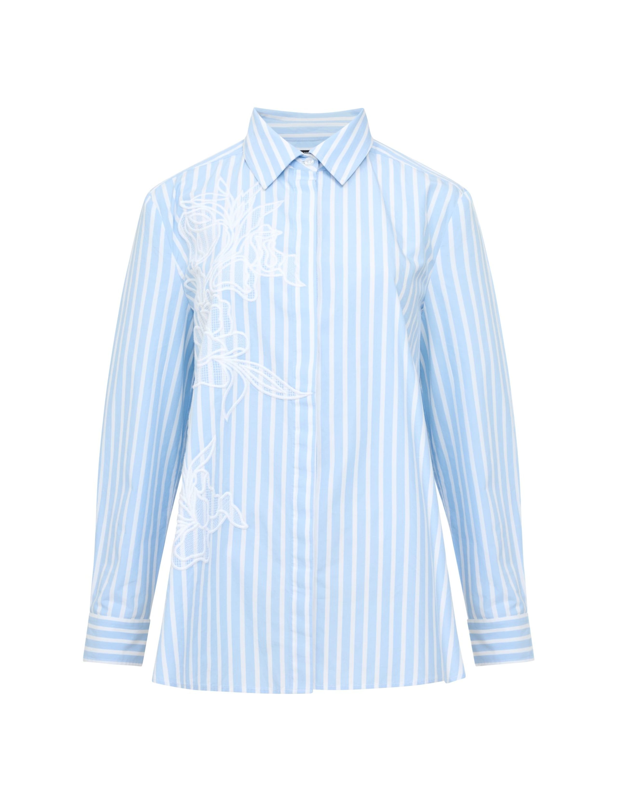 Pure Cotton Floral Embroidered Shirt 2 of 3