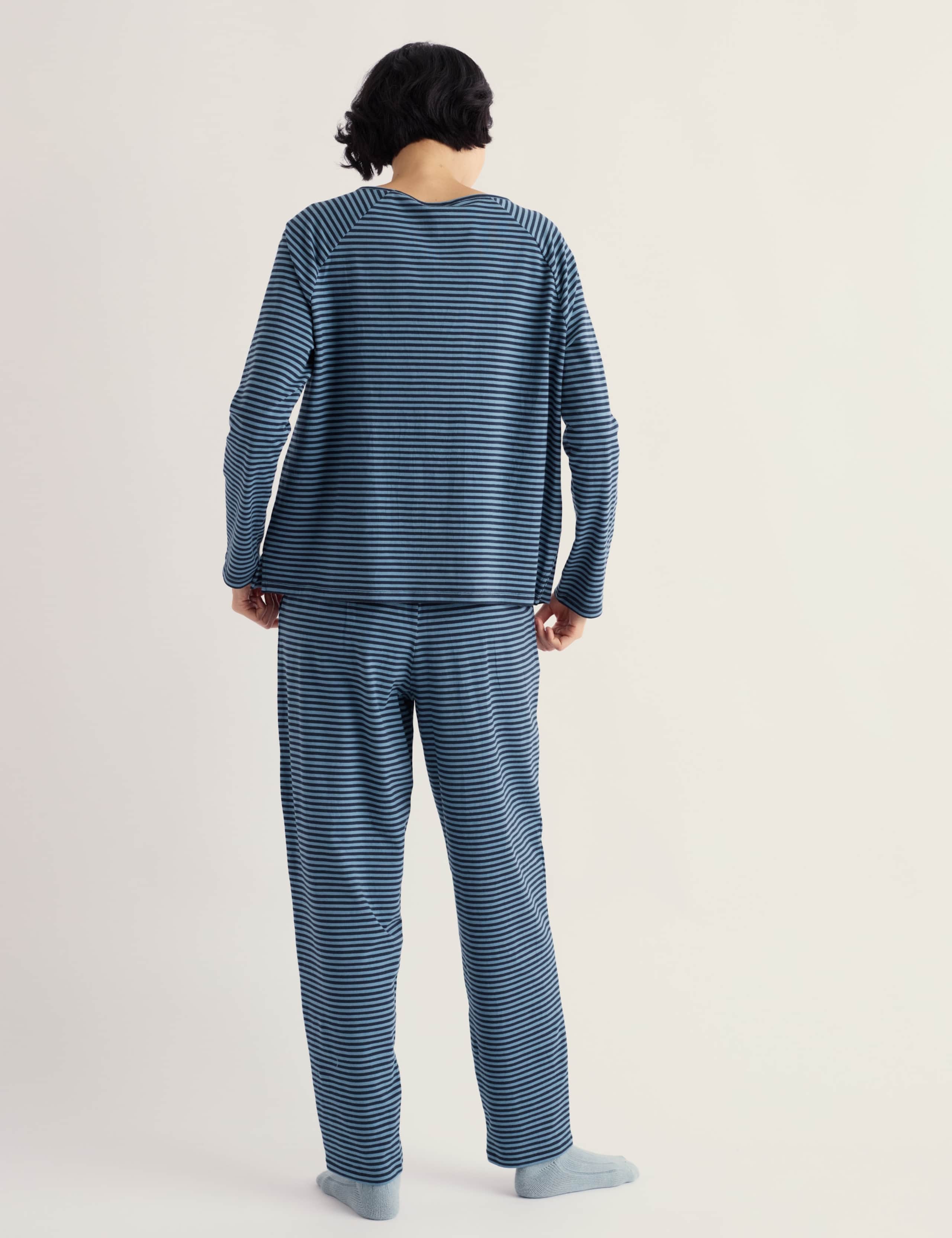 Cotton Rich Striped Pyjama Set 6 of 8