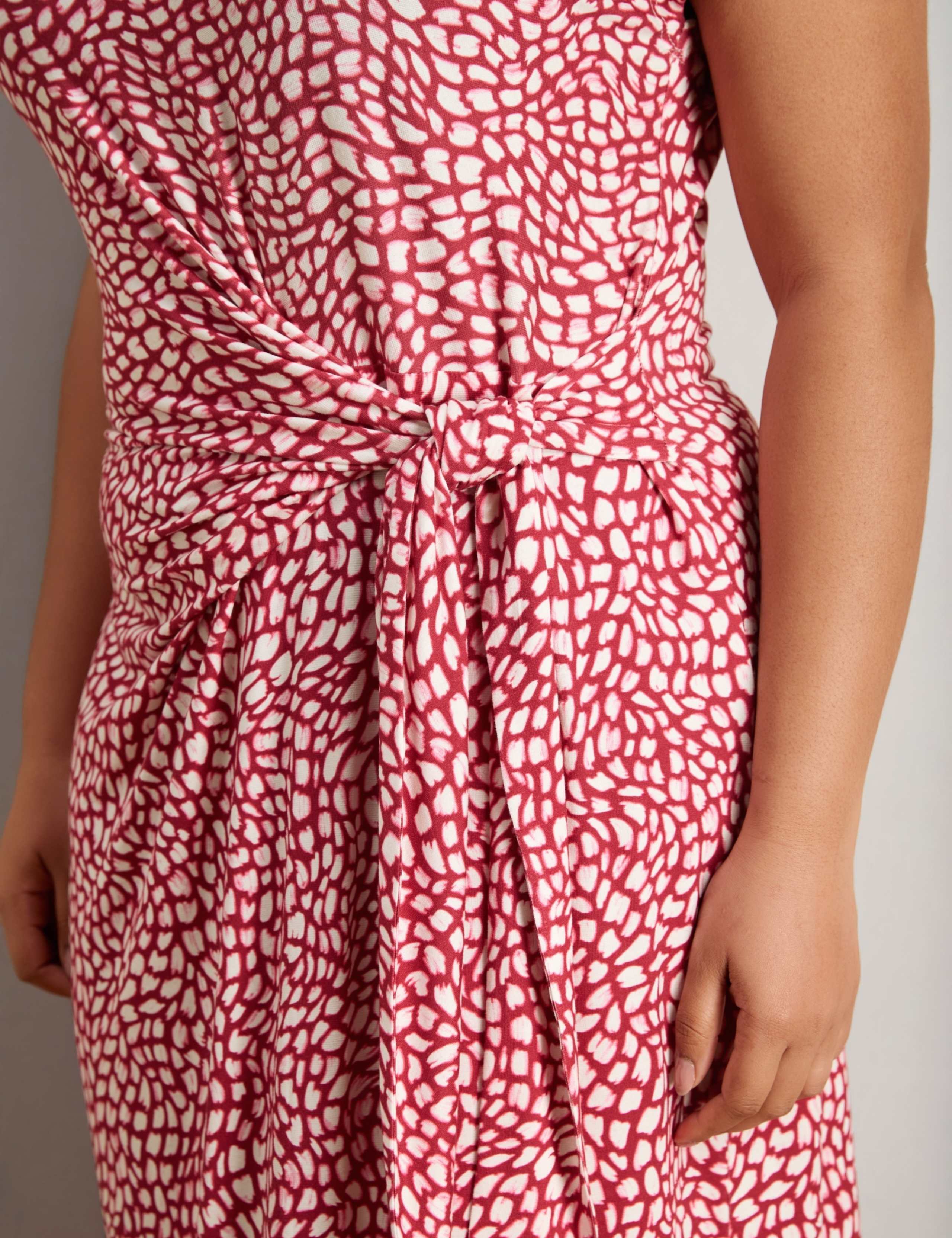 Printed Tie Waist Maxi Dress 4 of 4