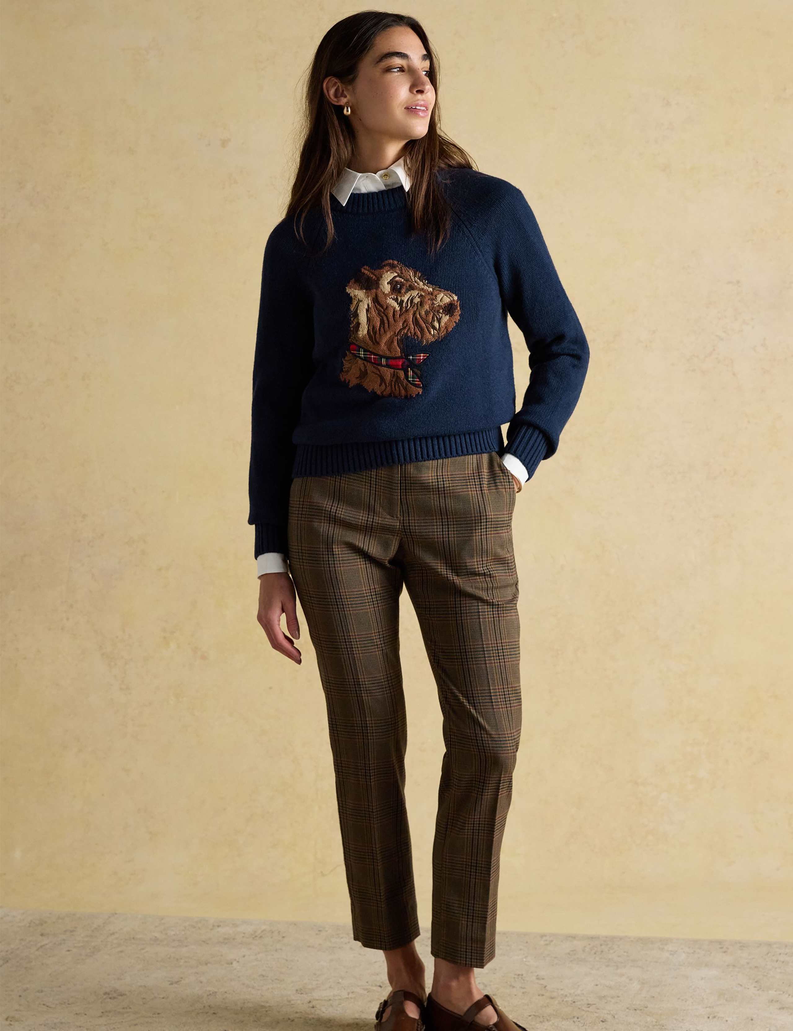 Cotton Rich Dog Jumper with Wool 3 of 7