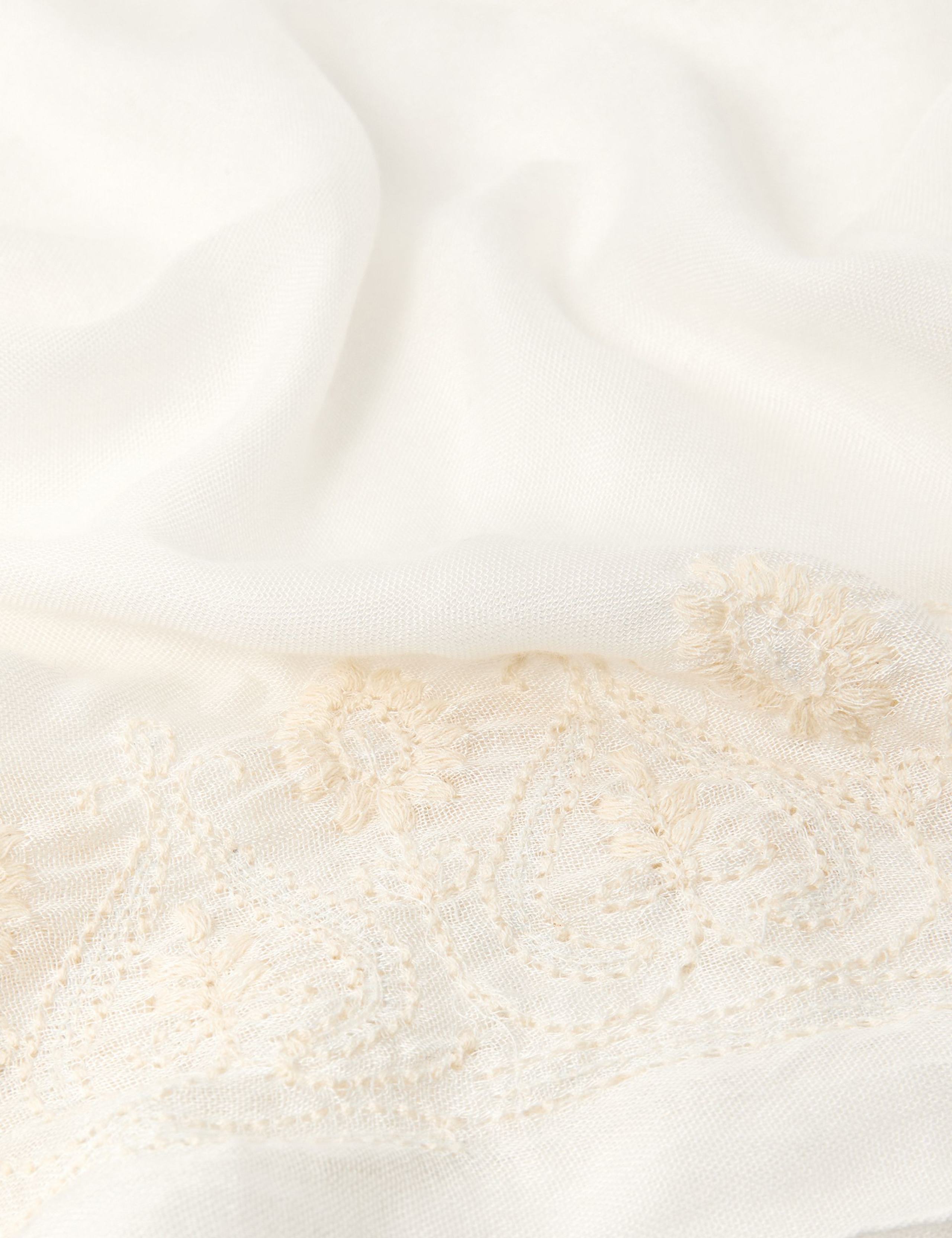 Embroidered Sequin Scarf 3 of 3