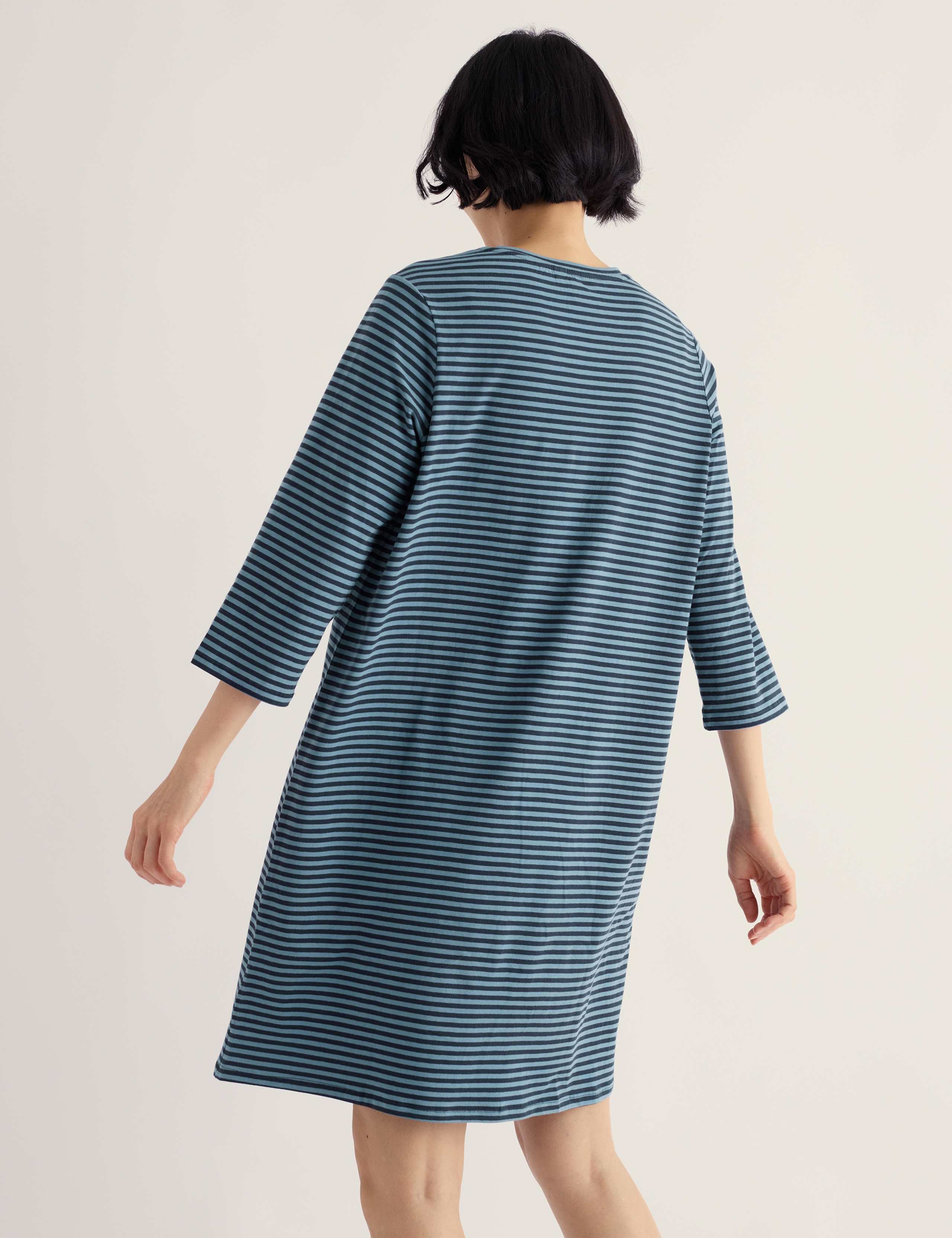 Cotton Rich Striped Nightdress 4 of 5