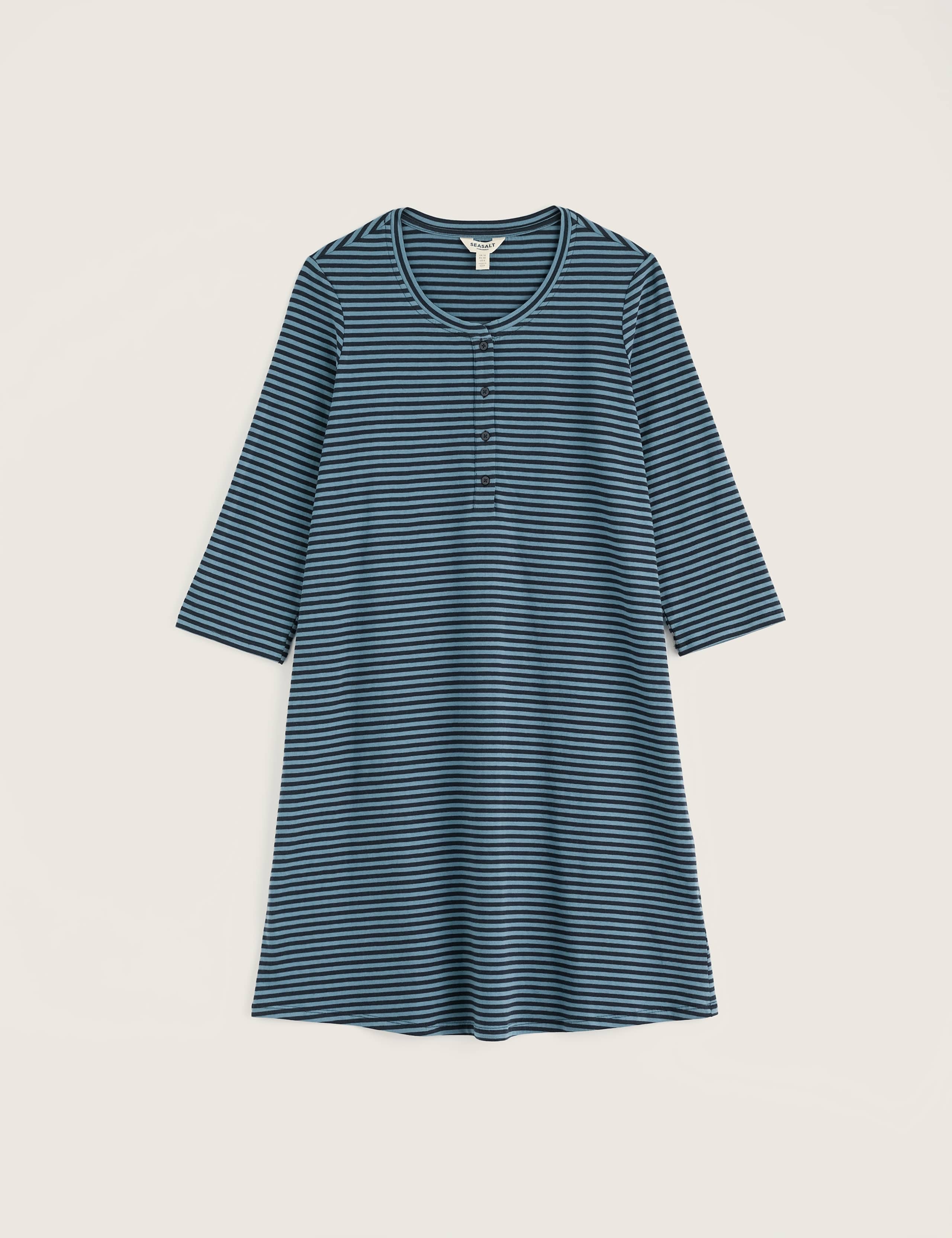Cotton Rich Striped Nightdress 2 of 5