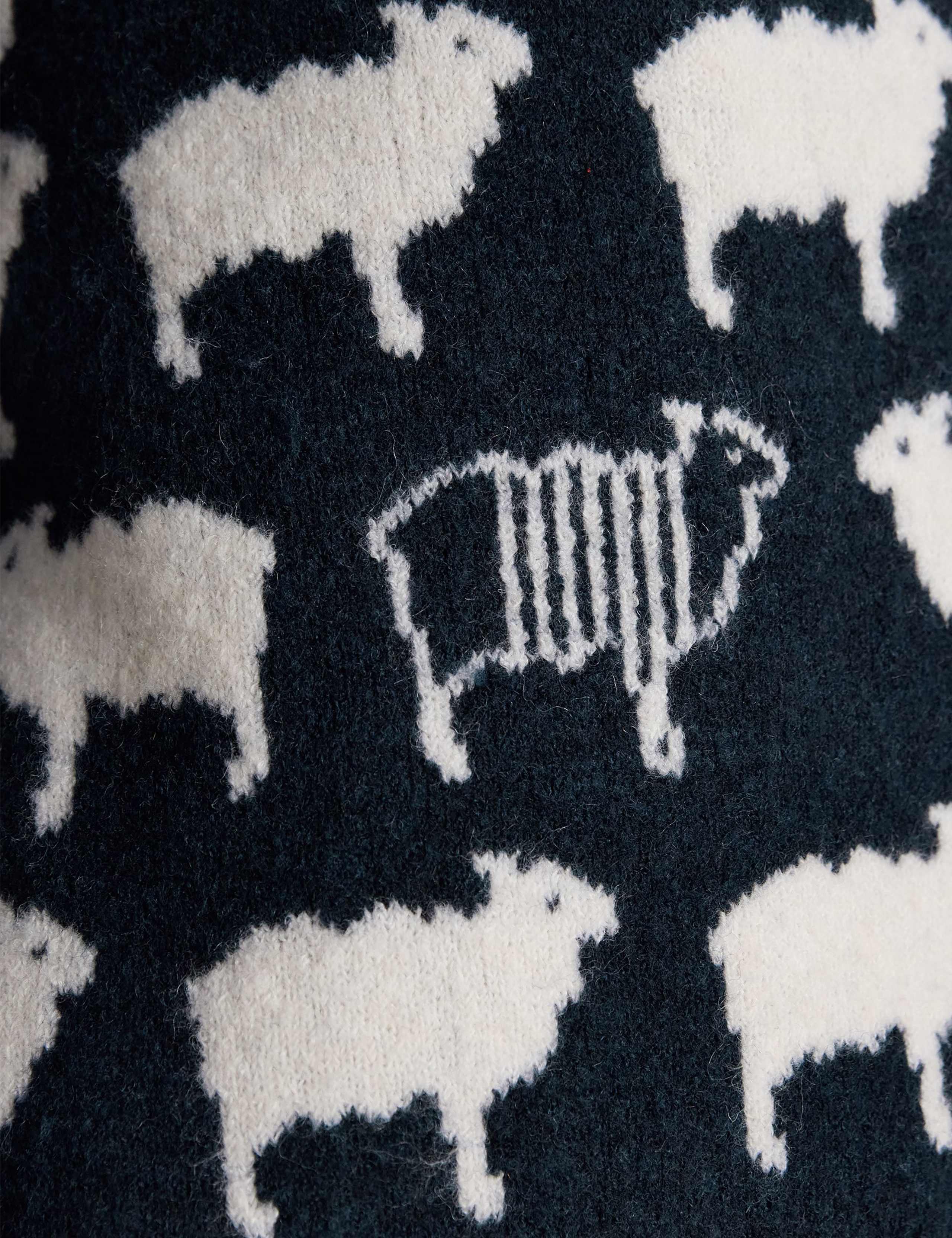 Ribbed Crew Neck Jumper with Wool 7 of 7