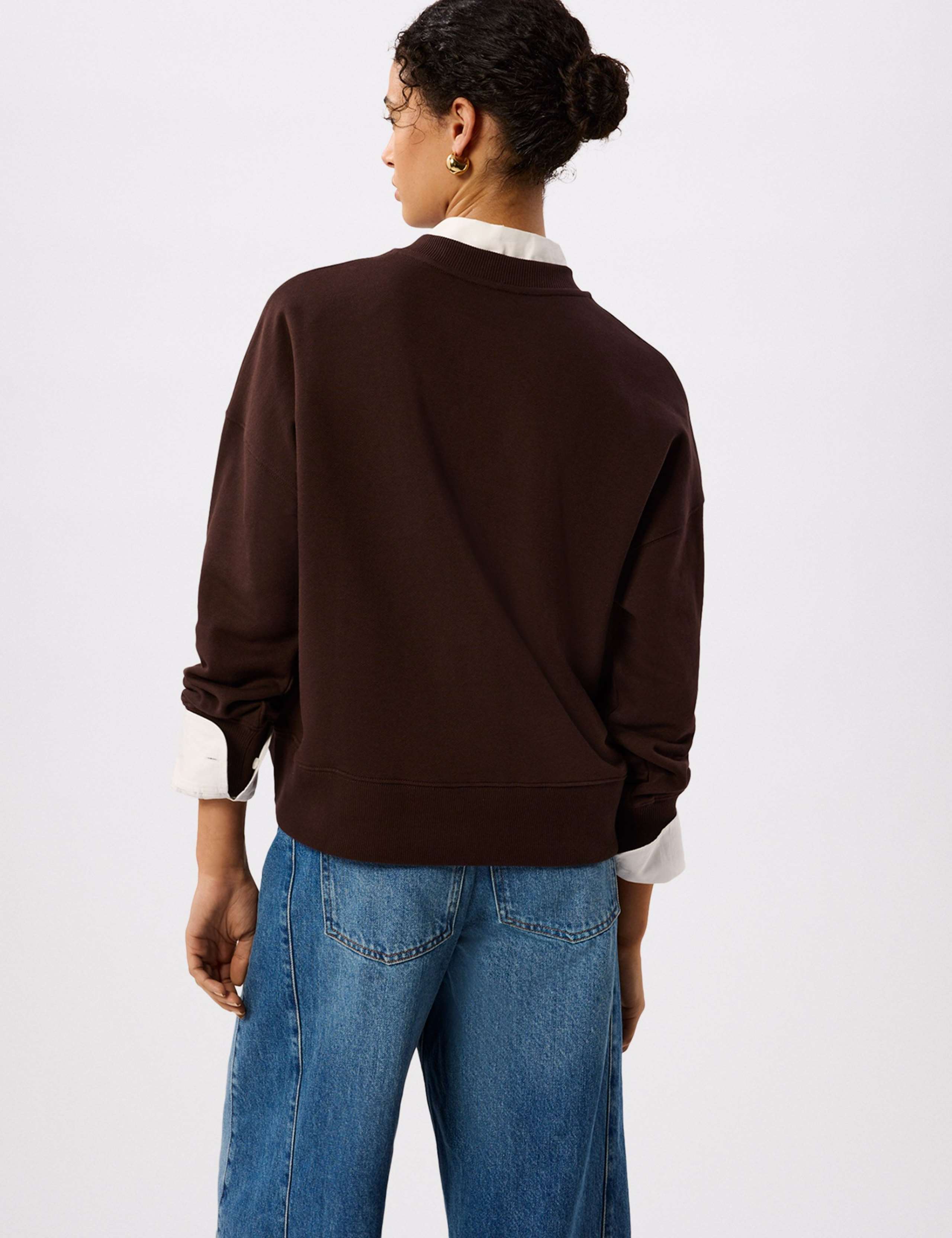 Pure Cotton Slogan Sweatshirt 5 of 6