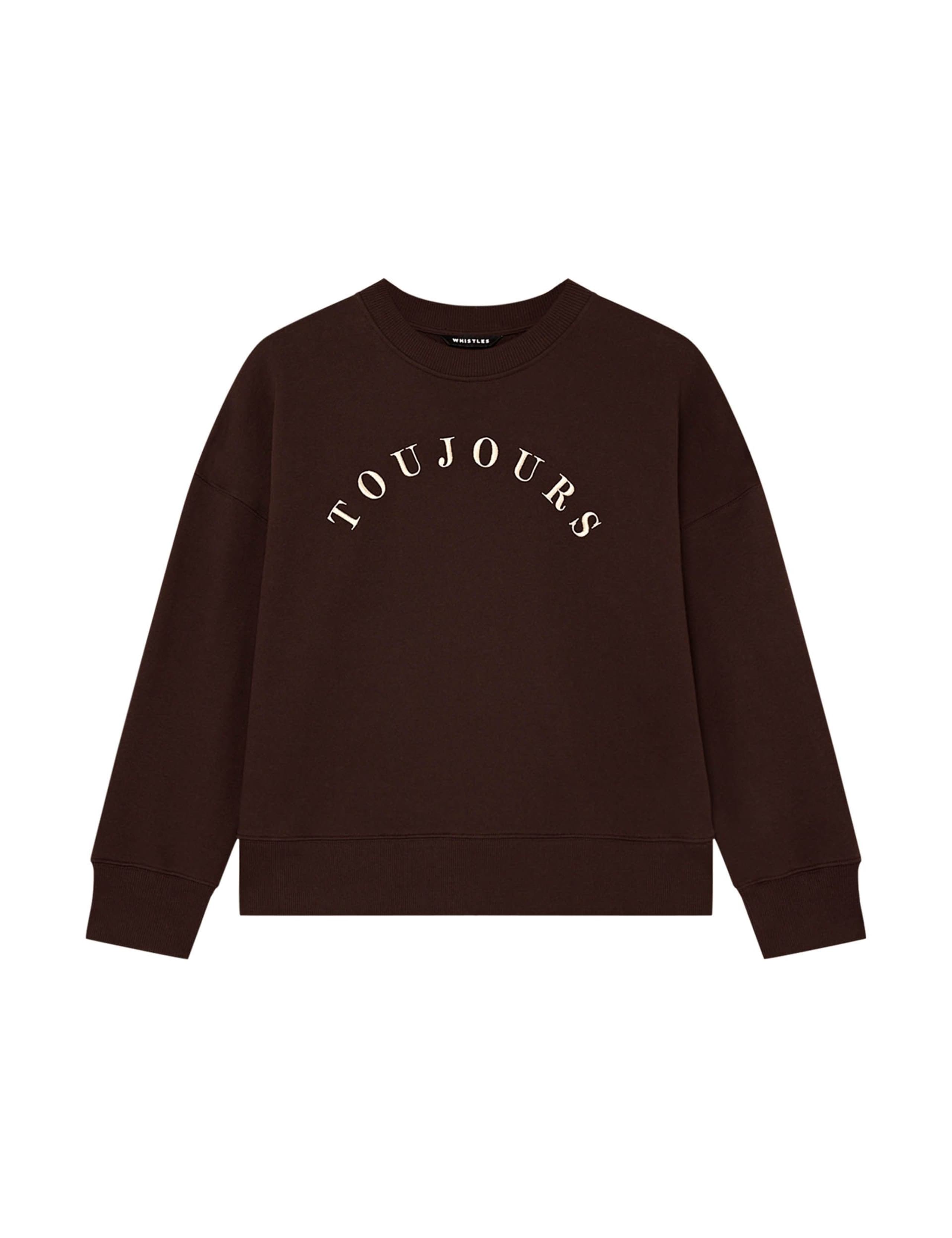 Pure Cotton Slogan Sweatshirt 2 of 6
