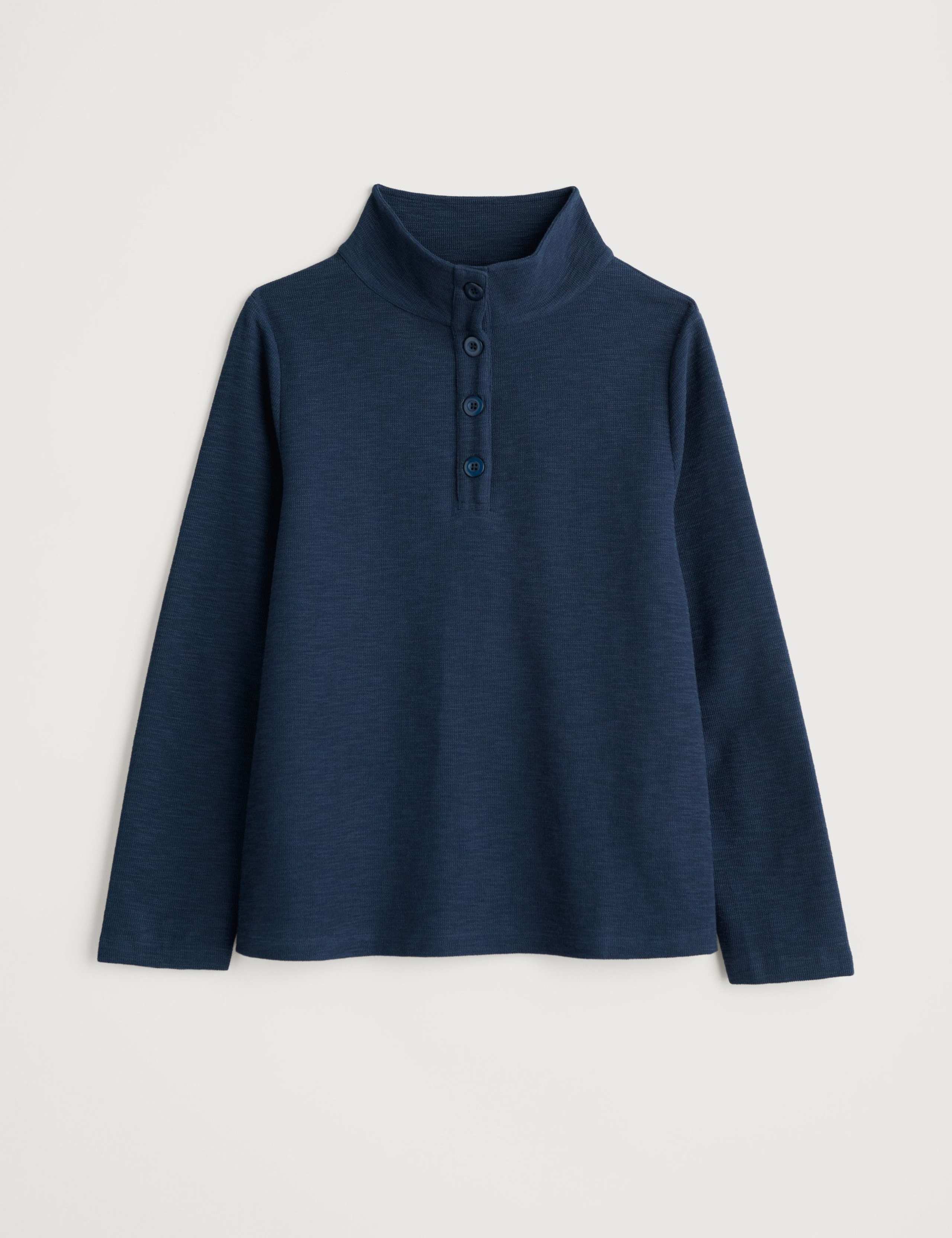 Pure Cotton Funnel Neck Sweatshirt 2 of 5
