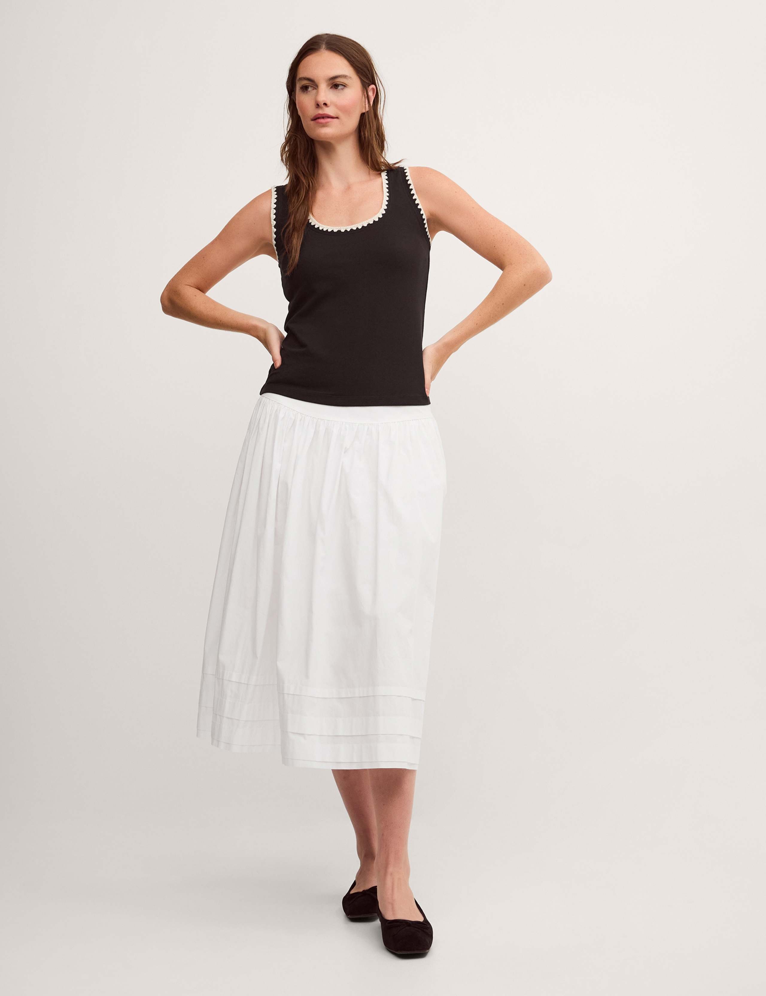 Cotton Rich Jersey Cami Top 3 of 5