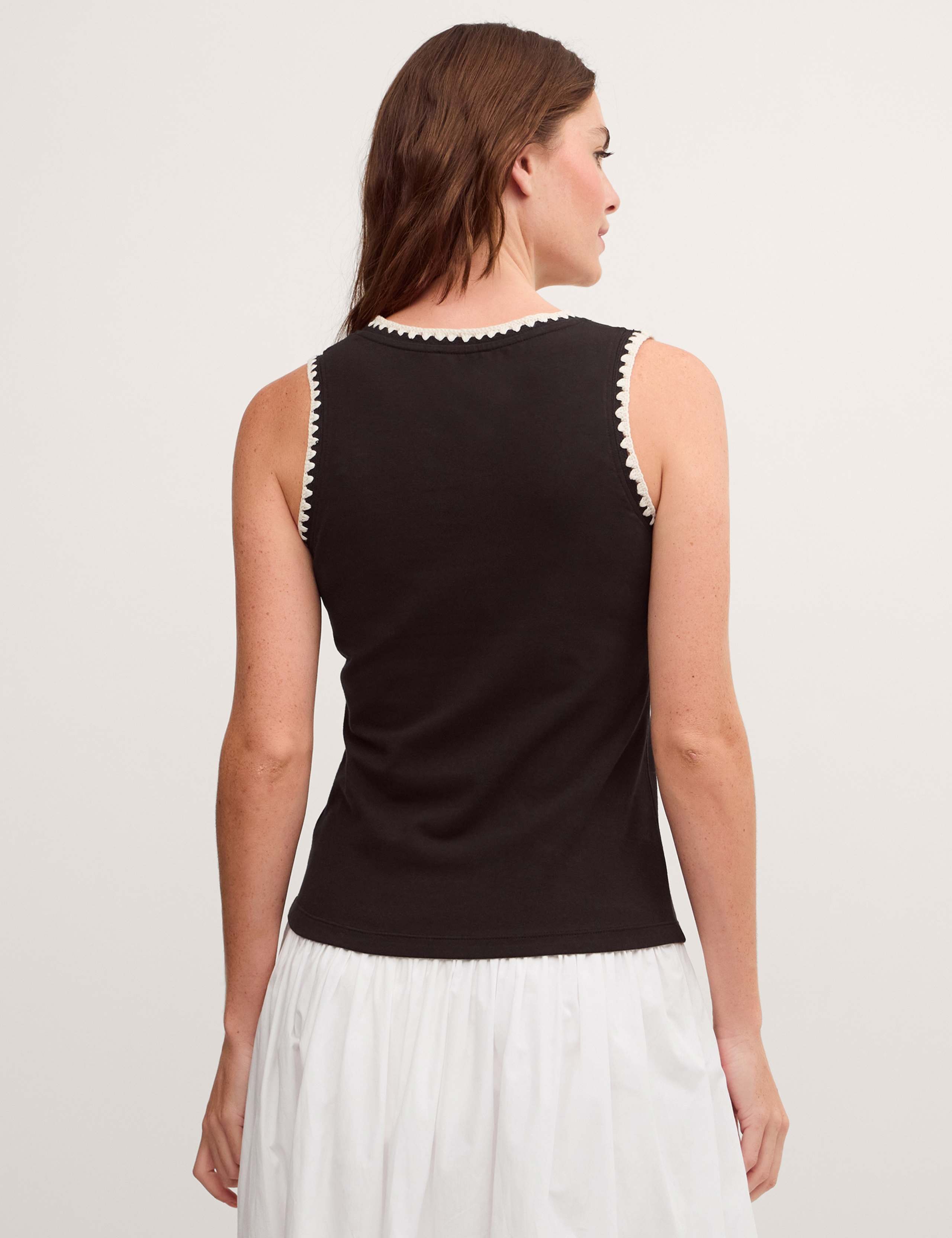 Cotton Rich Jersey Cami Top 4 of 5