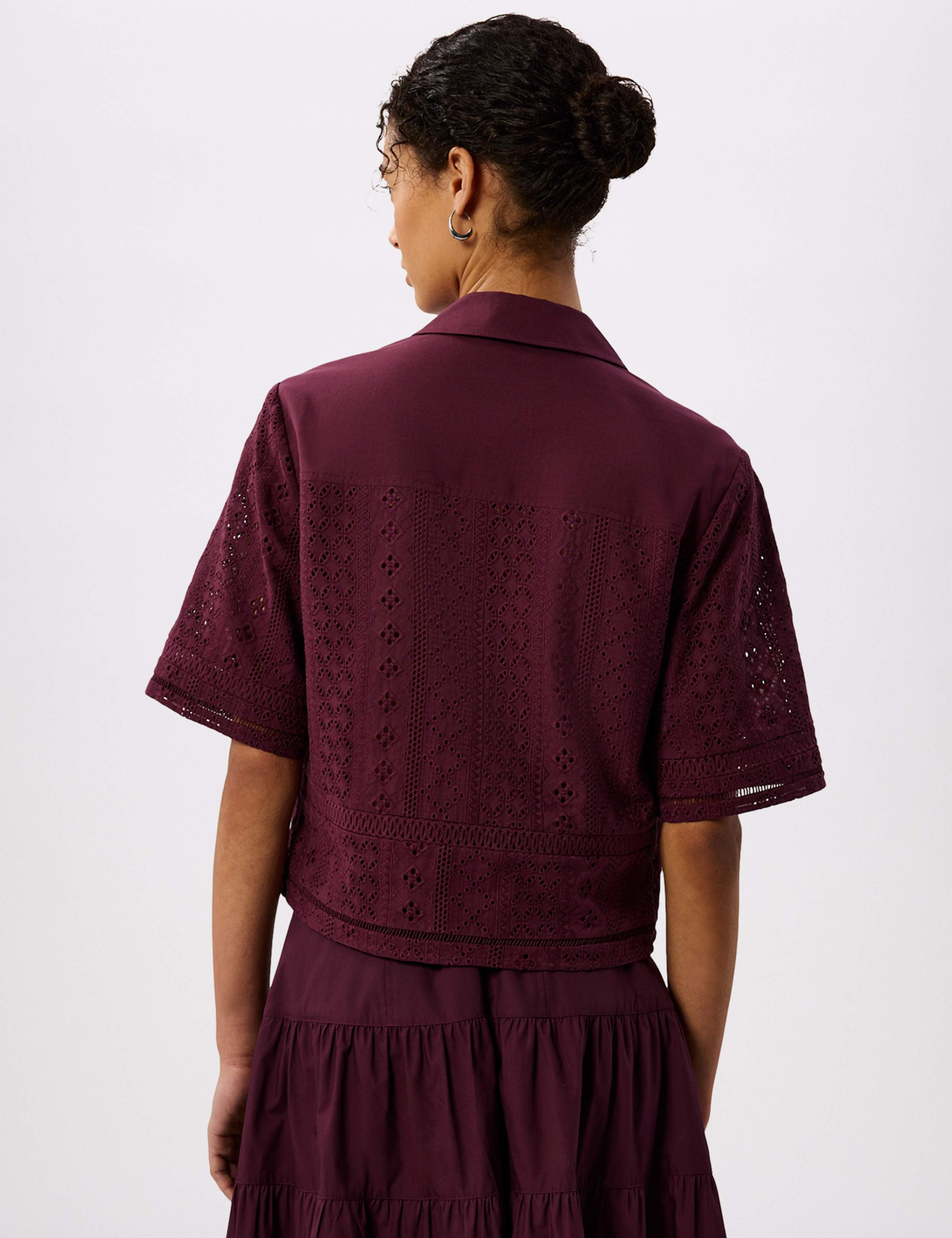 Pure Cotton Broderie Shirt 5 of 7