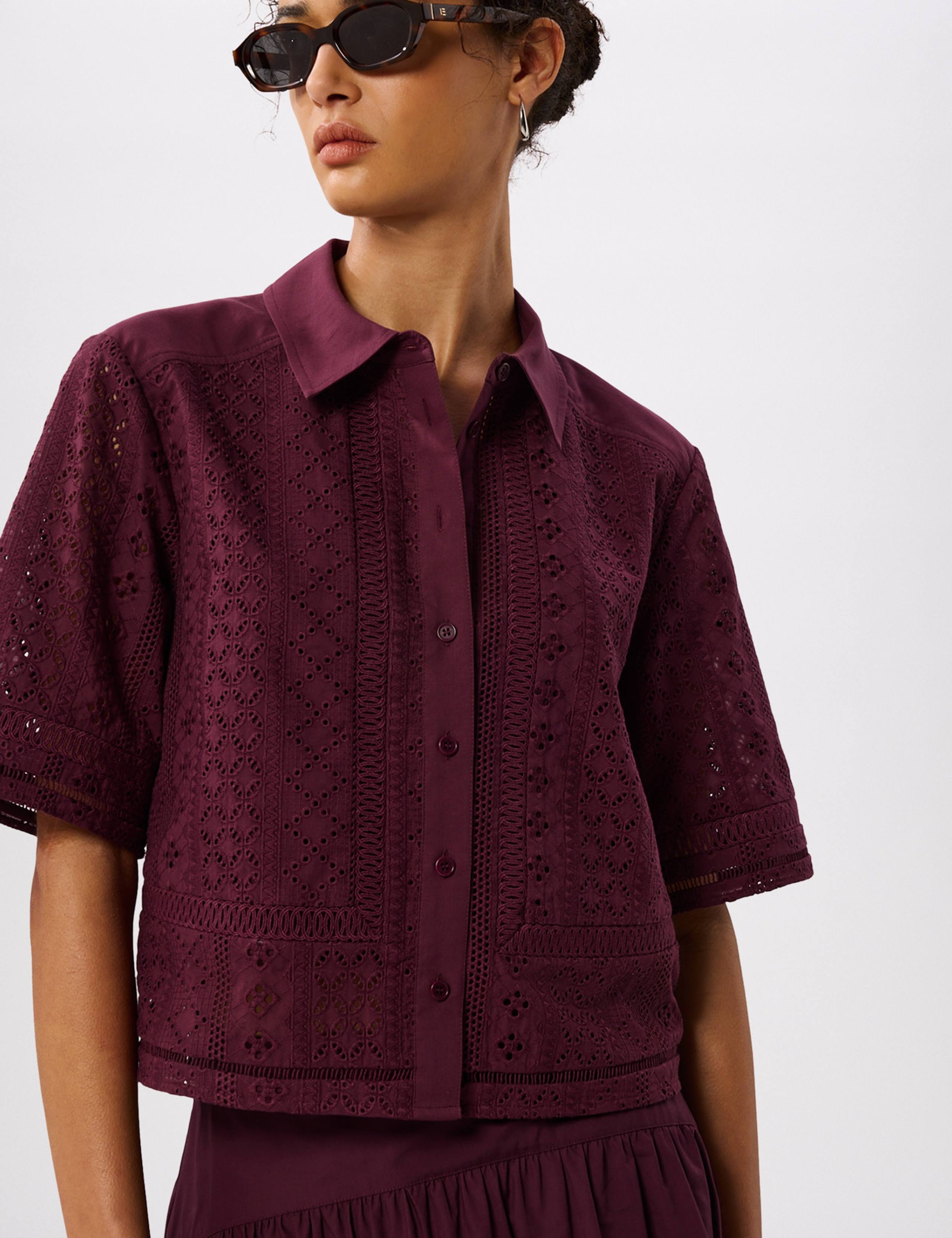 Pure Cotton Broderie Shirt 6 of 7