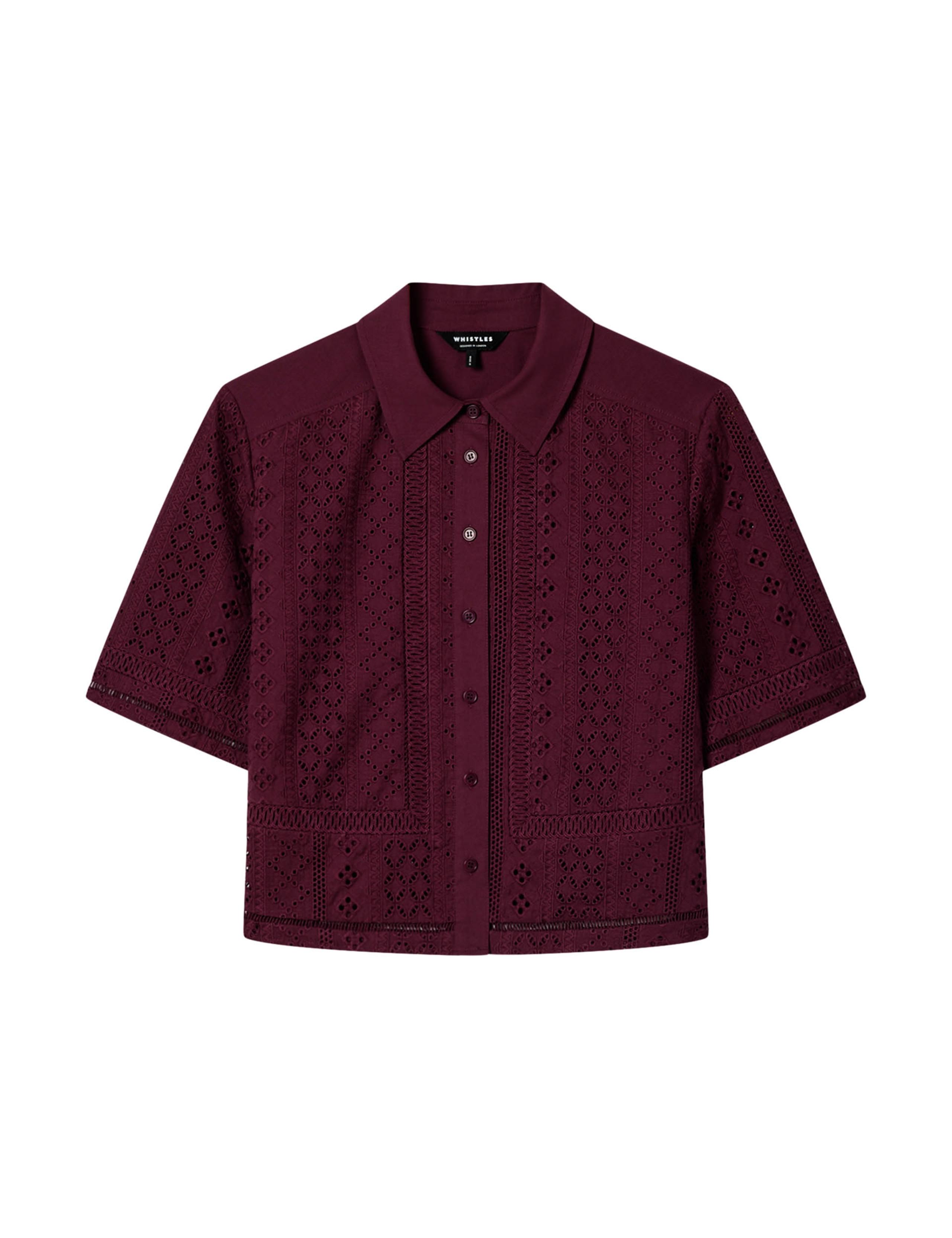 Pure Cotton Broderie Shirt 2 of 7