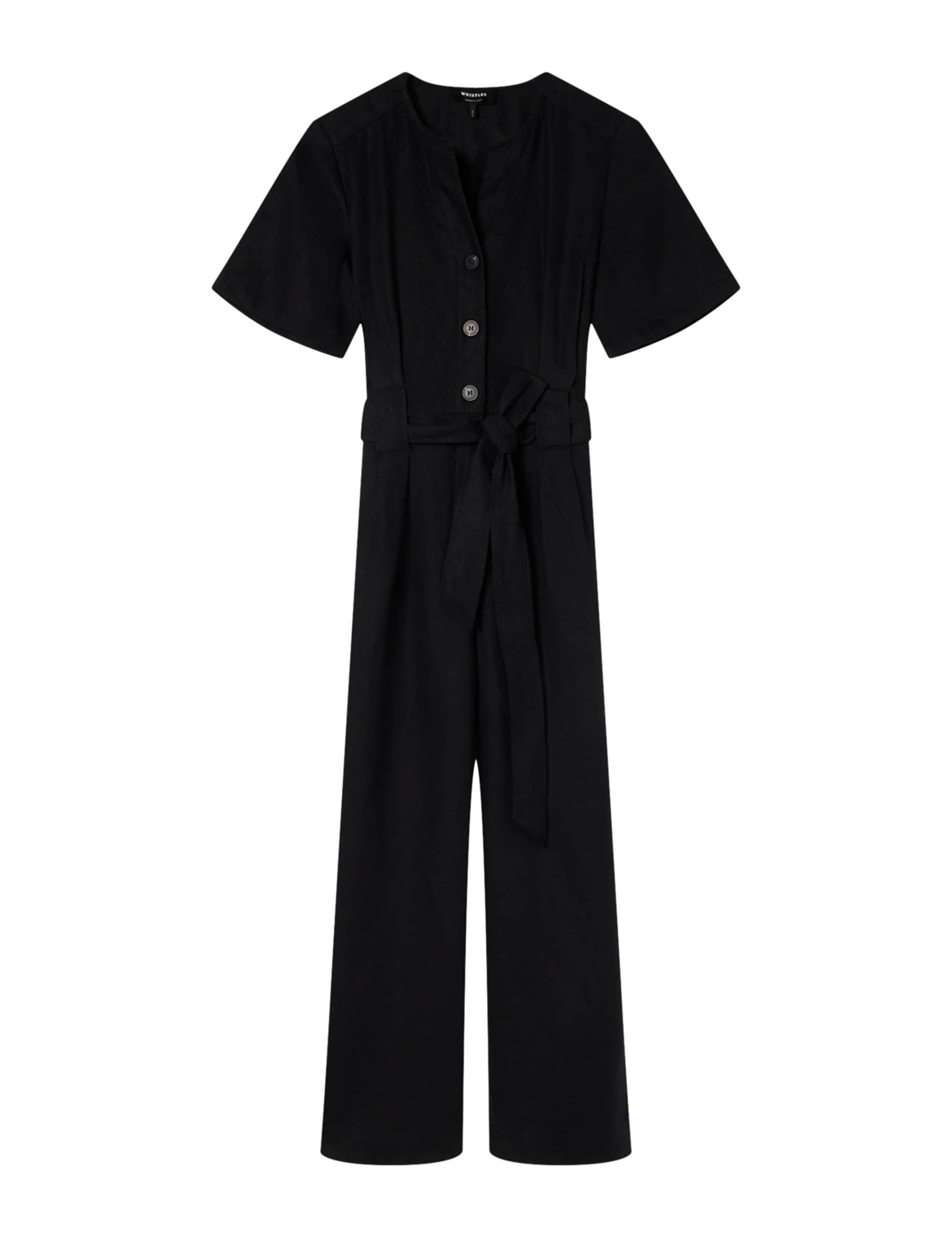 Pure Linen Button Front Jumpsuit 2 of 6
