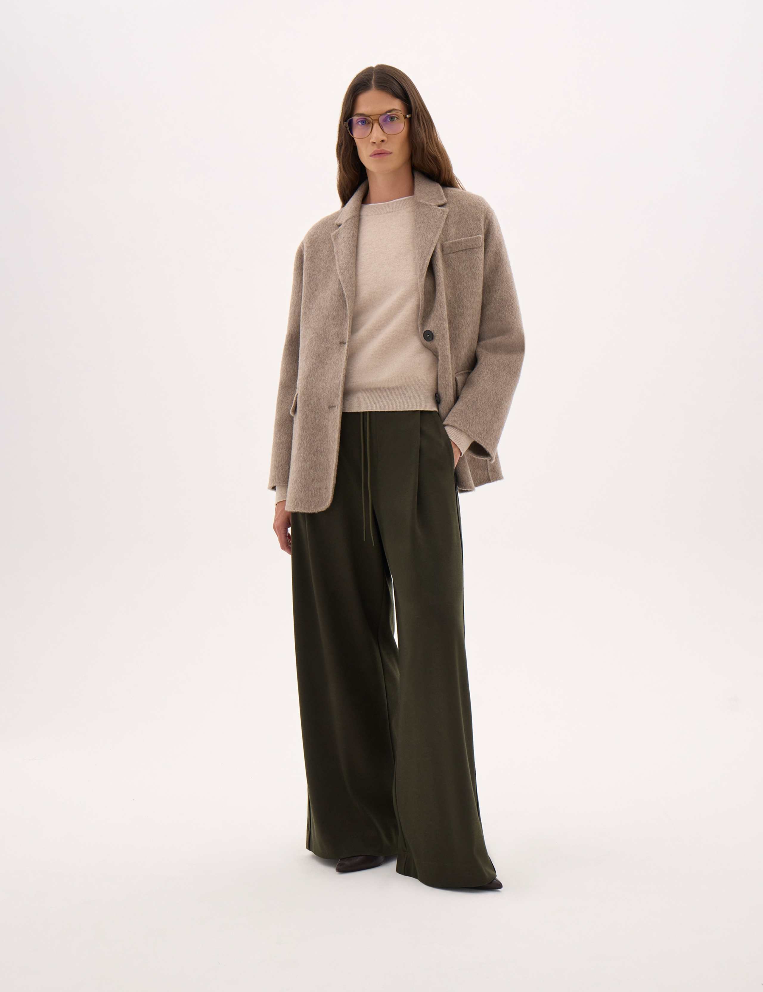 Piped Wide Leg Trousers 4 of 5
