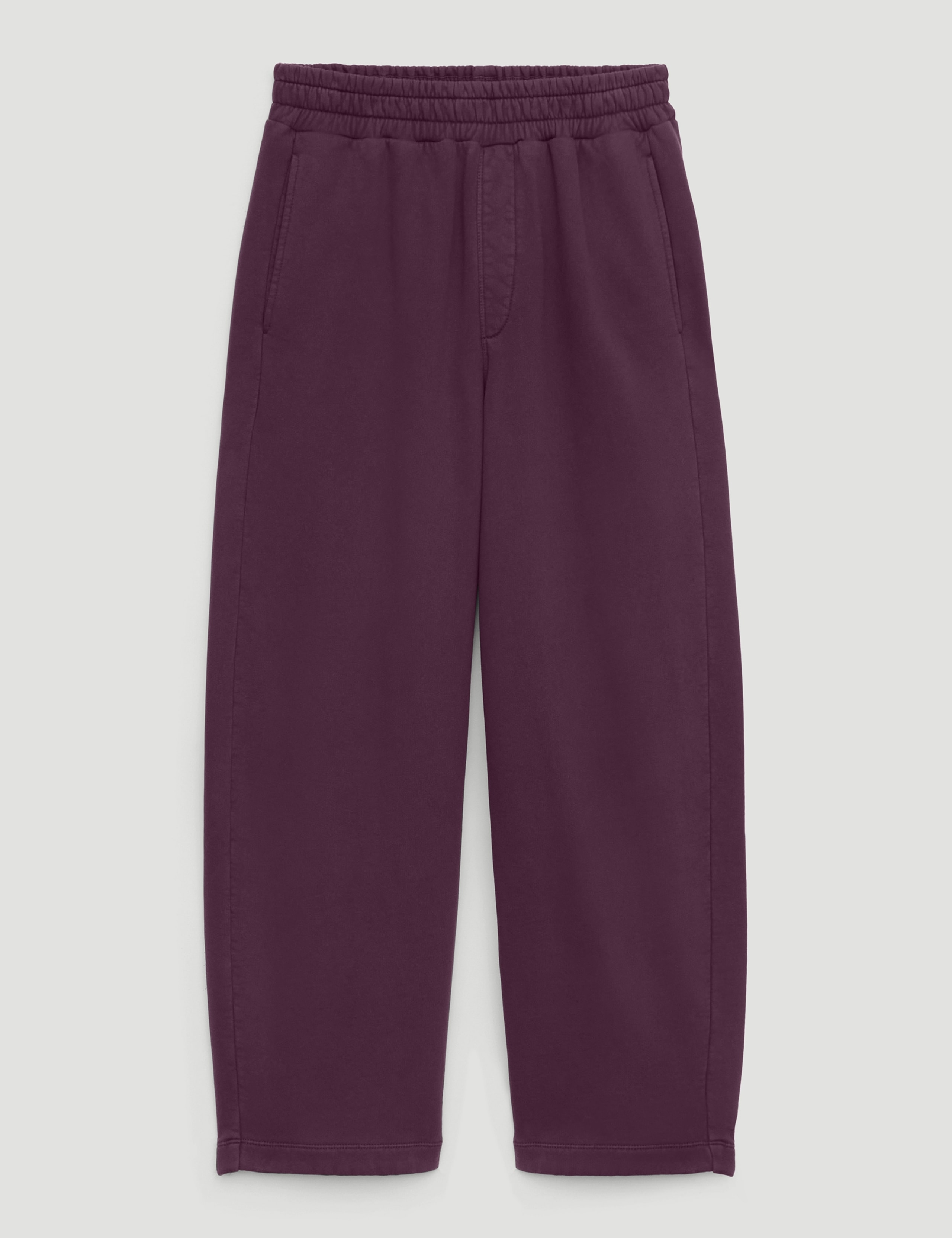 Pure Cotton Washed Straight Leg Joggers 2 of 5