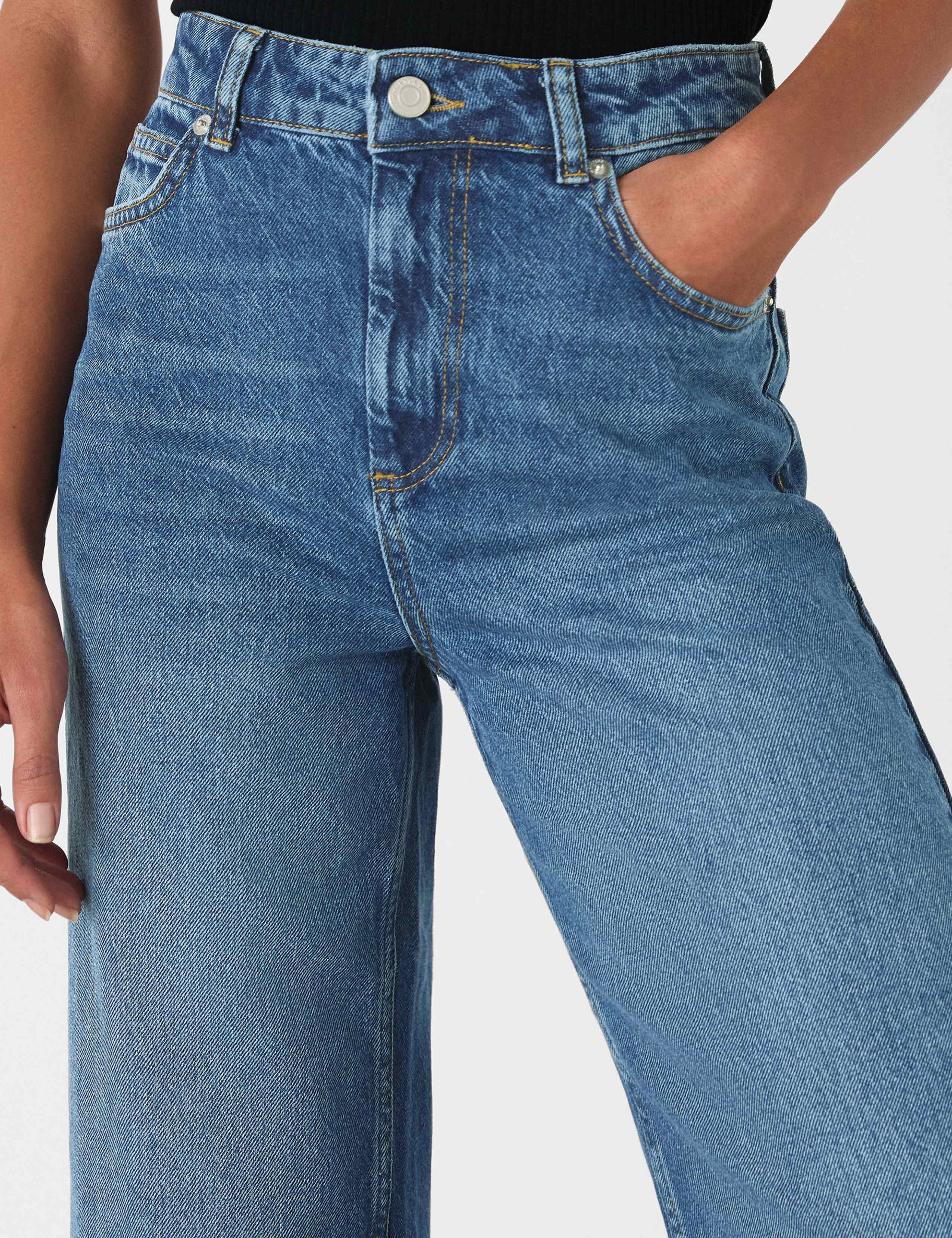Mid Rise Straight Leg Jeans 4 of 4