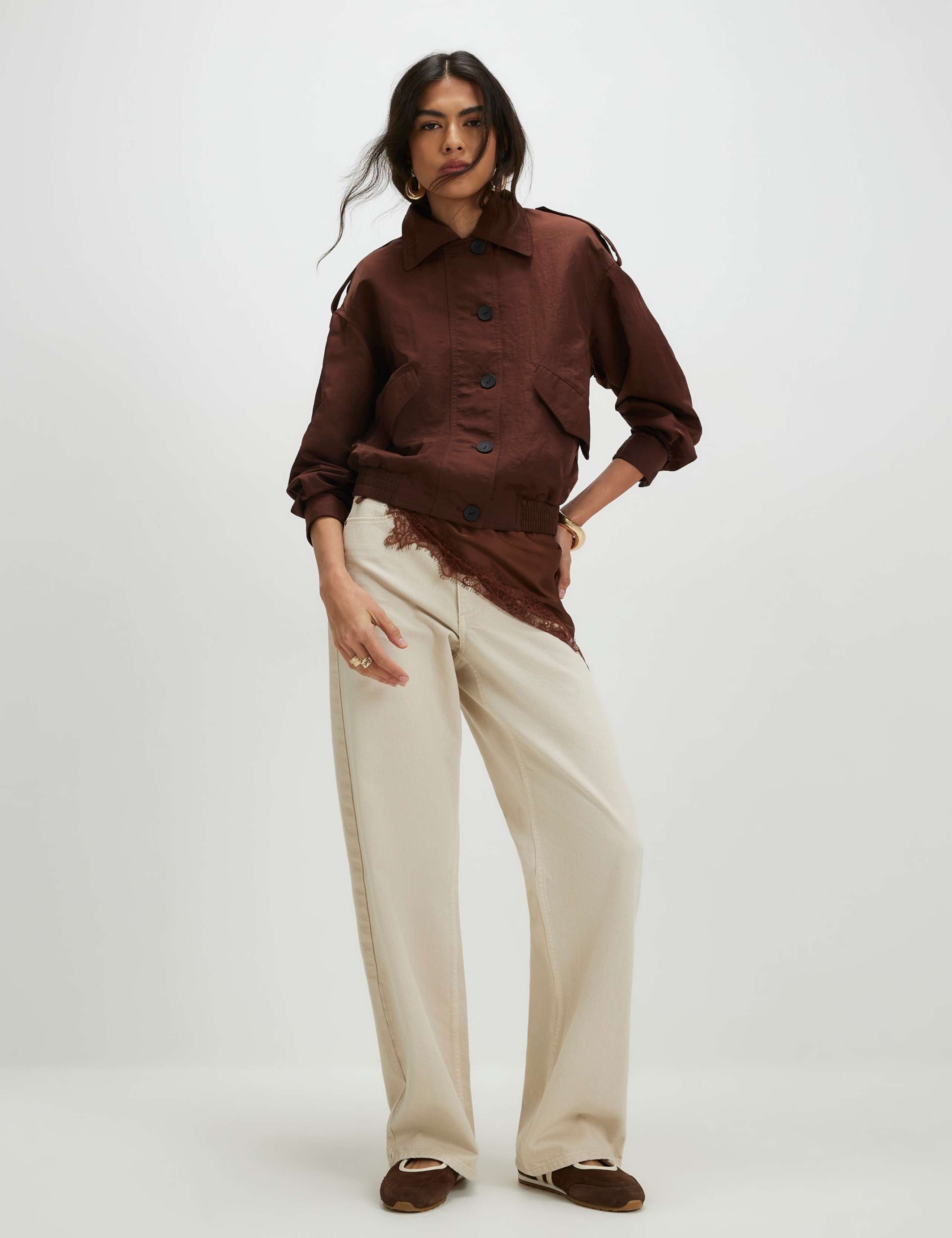 Nylon Button Front Jacket 4 of 4